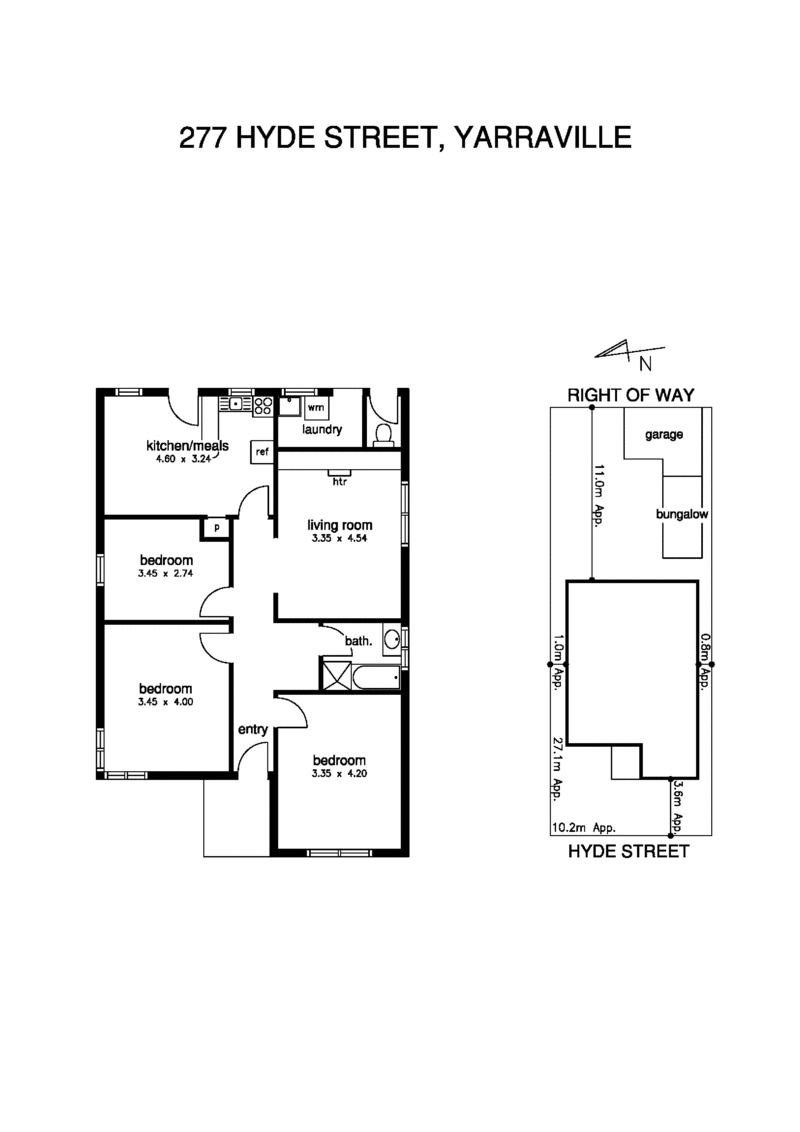 277 Hyde Street, YARRAVILLE VIC 3013 - Floorplan