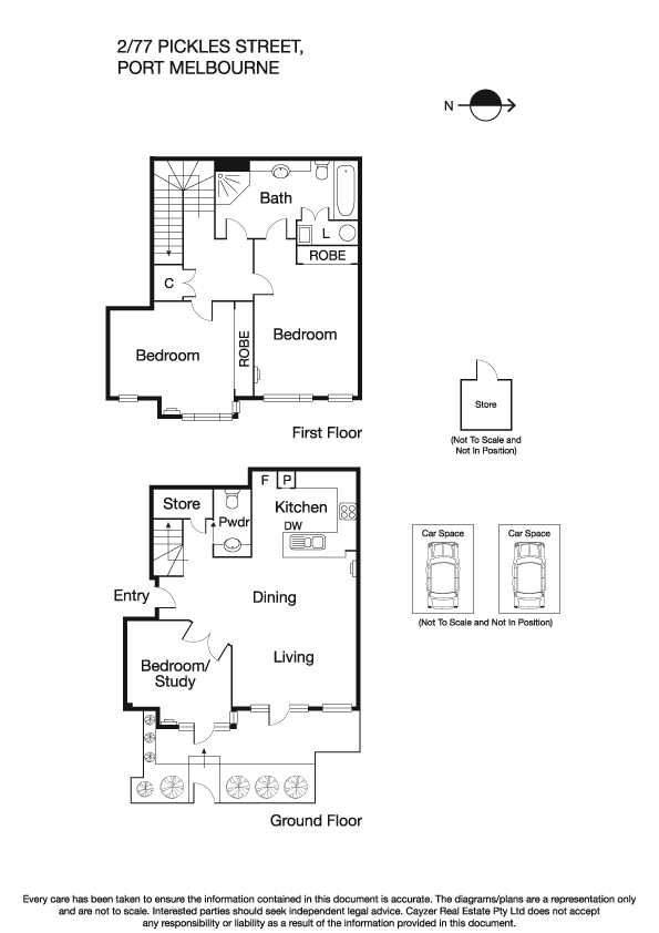 2/77 Pickles Street, PORT MELBOURNE VIC 3207 - Floorplan