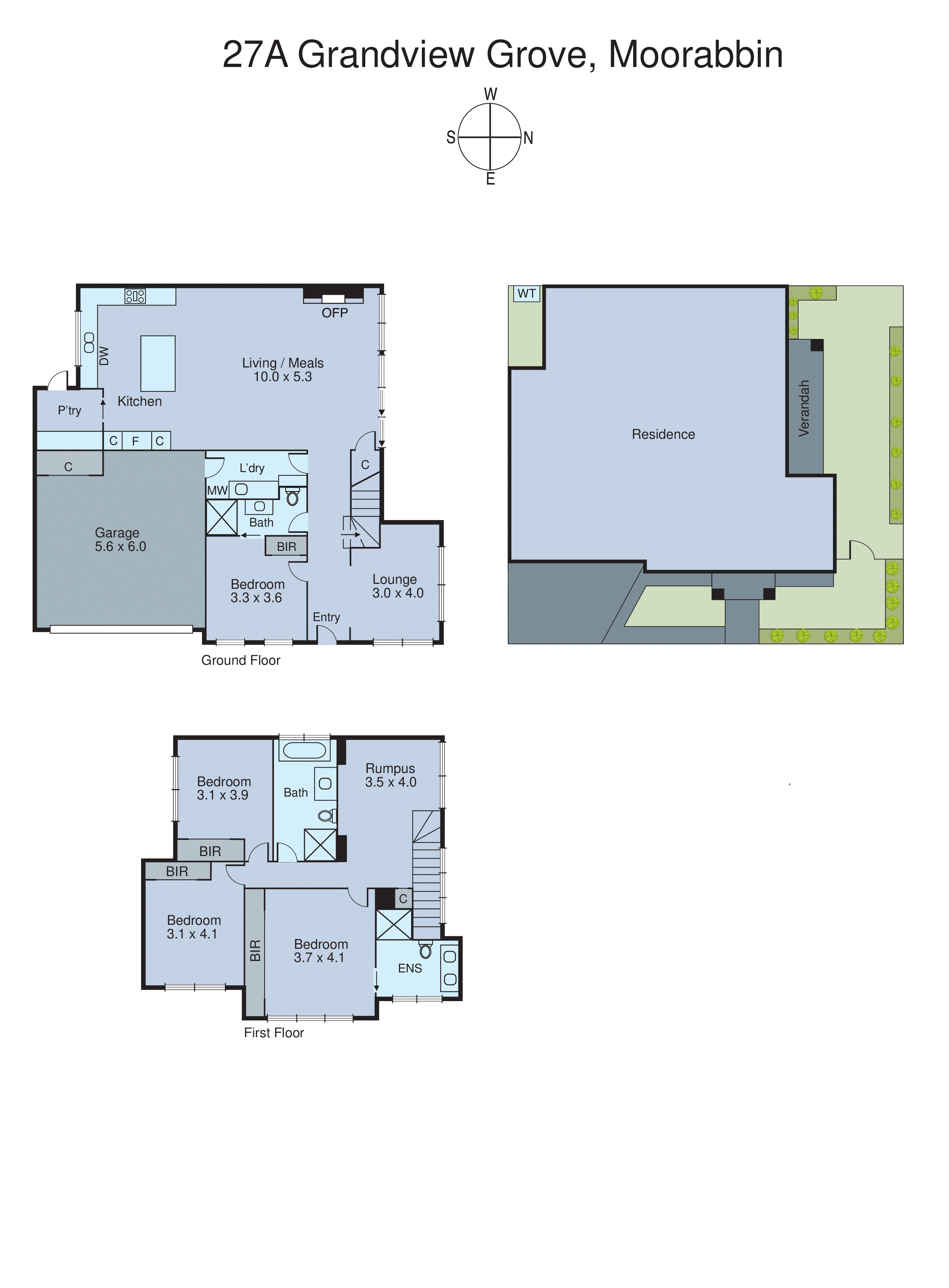 27A Grandview Grove, Moorabbin VIC 3189 - Floorplan