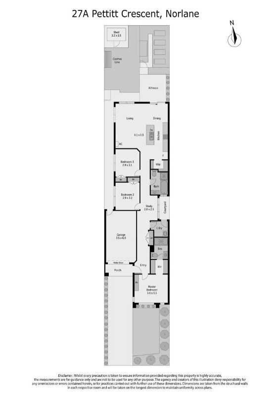 27A Pettitt Crescent, Norlane VIC 3214 - Floorplan