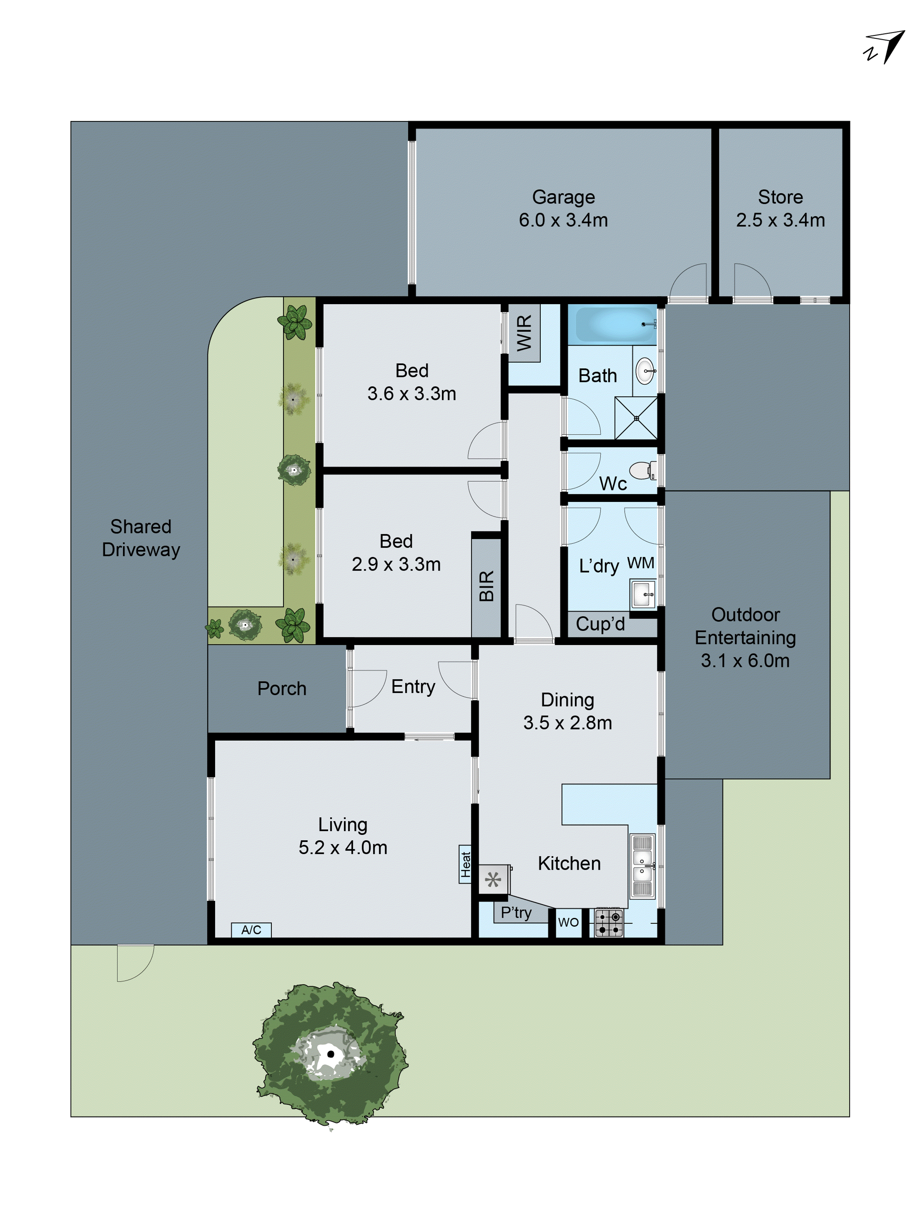 2/8-10 Holdsworth Court, Norlane VIC 3214 - Floorplan