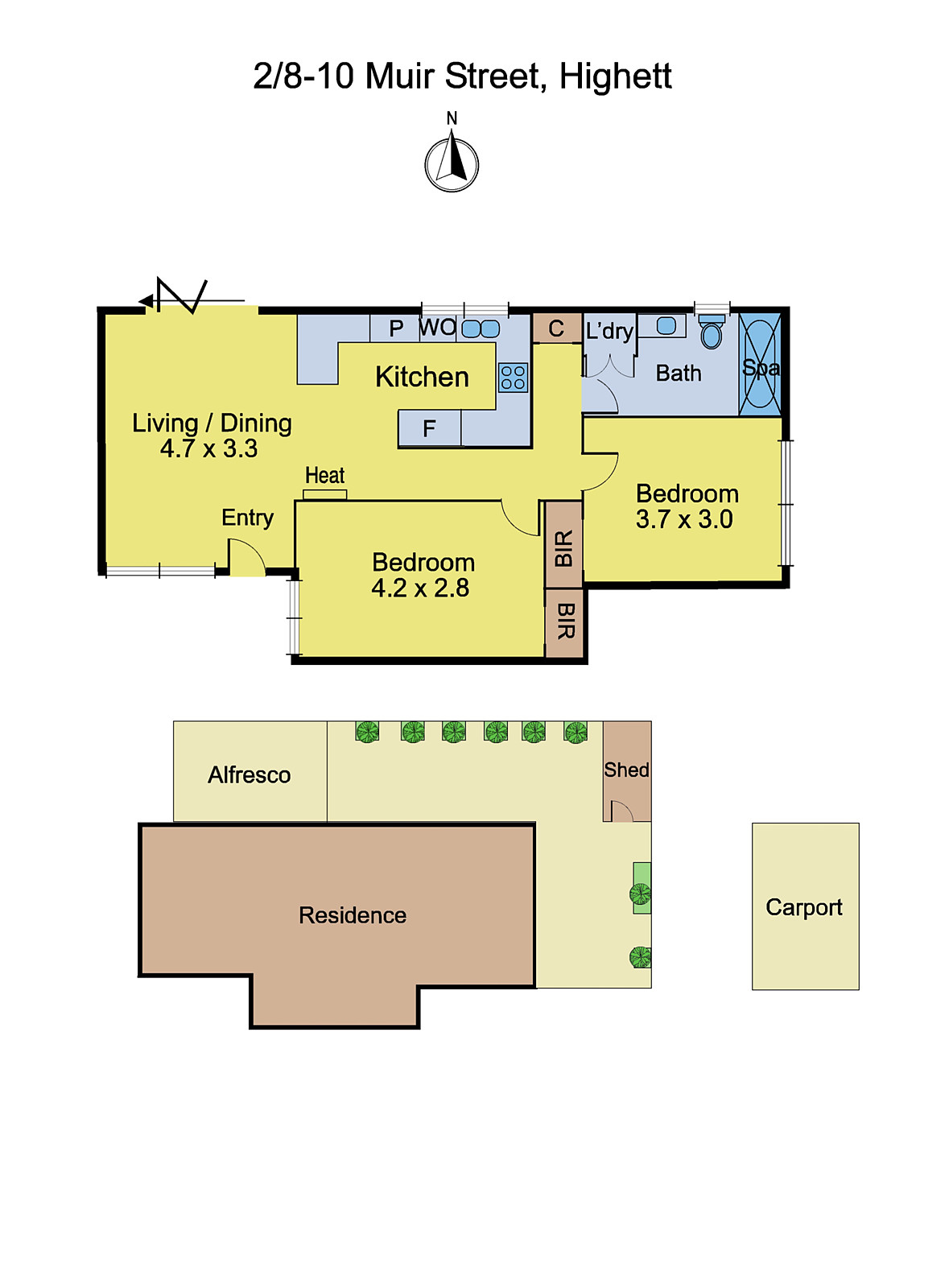 2/8-10 Muir Street, Highett VIC 3190 - Floorplan