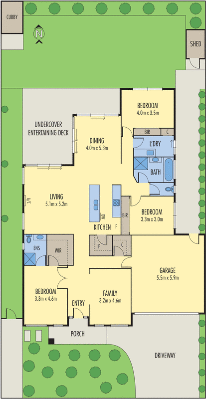 28 Baybrook Avenue, Curlewis VIC 3222 - Floorplan