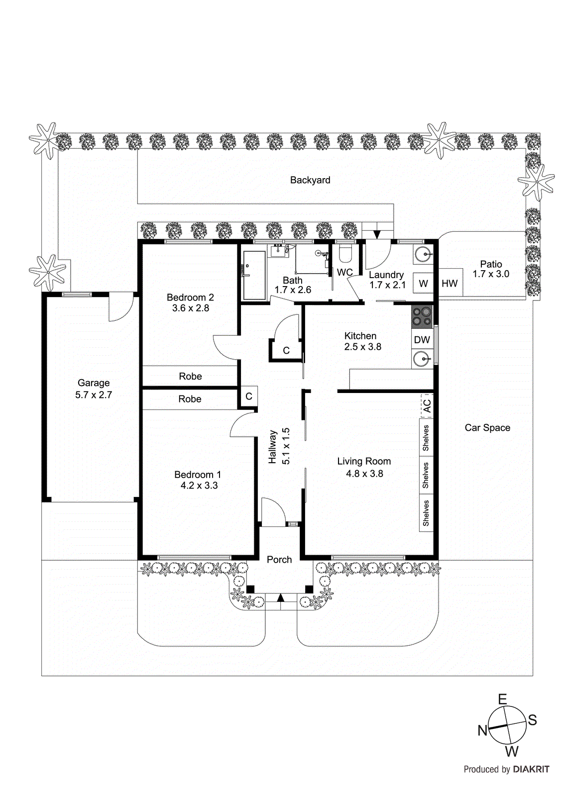 2/8 Bayview Crescent, Black Rock VIC 3193 - Floorplan