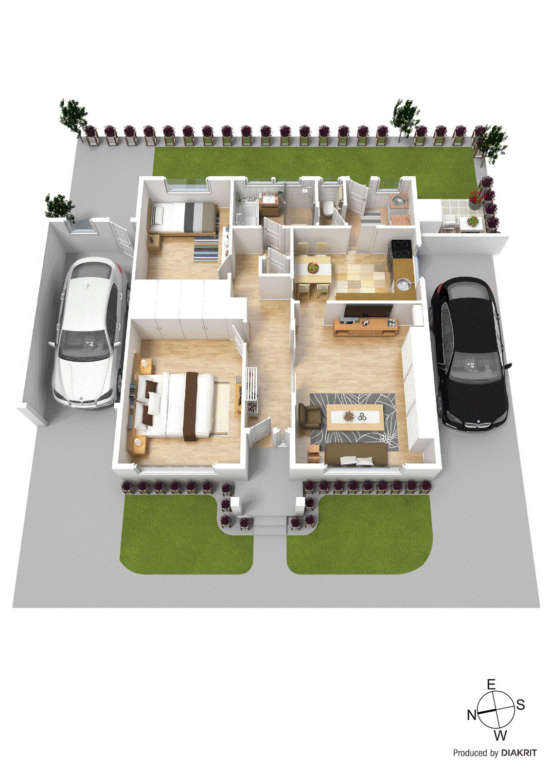2/8 Bayview Crescent, Black Rock VIC 3193 - Floorplan