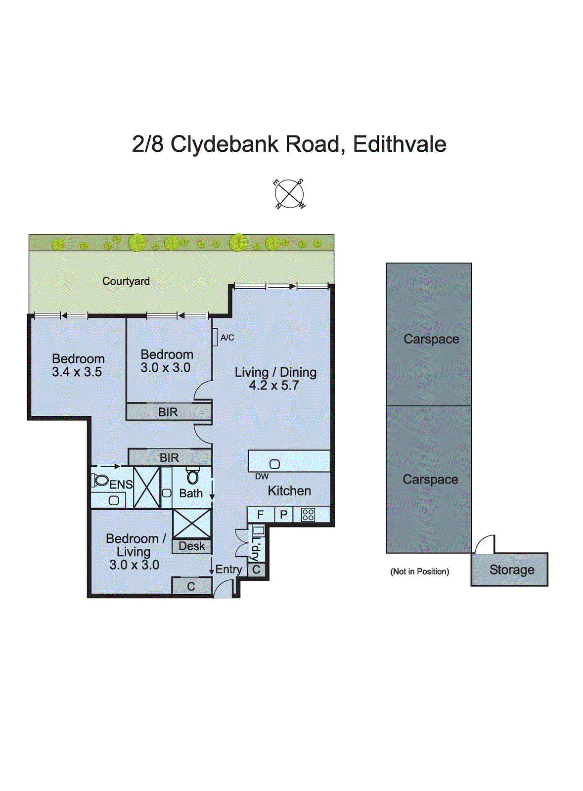 2/8 Clydebank Road, Edithvale VIC 3196 - Floorplan