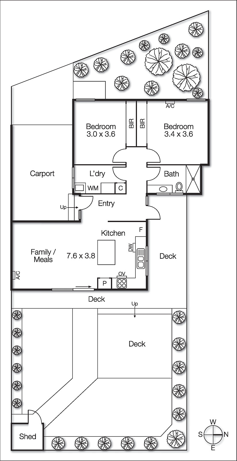 2/8 David Street, Hampton VIC 3188 - Floorplan
