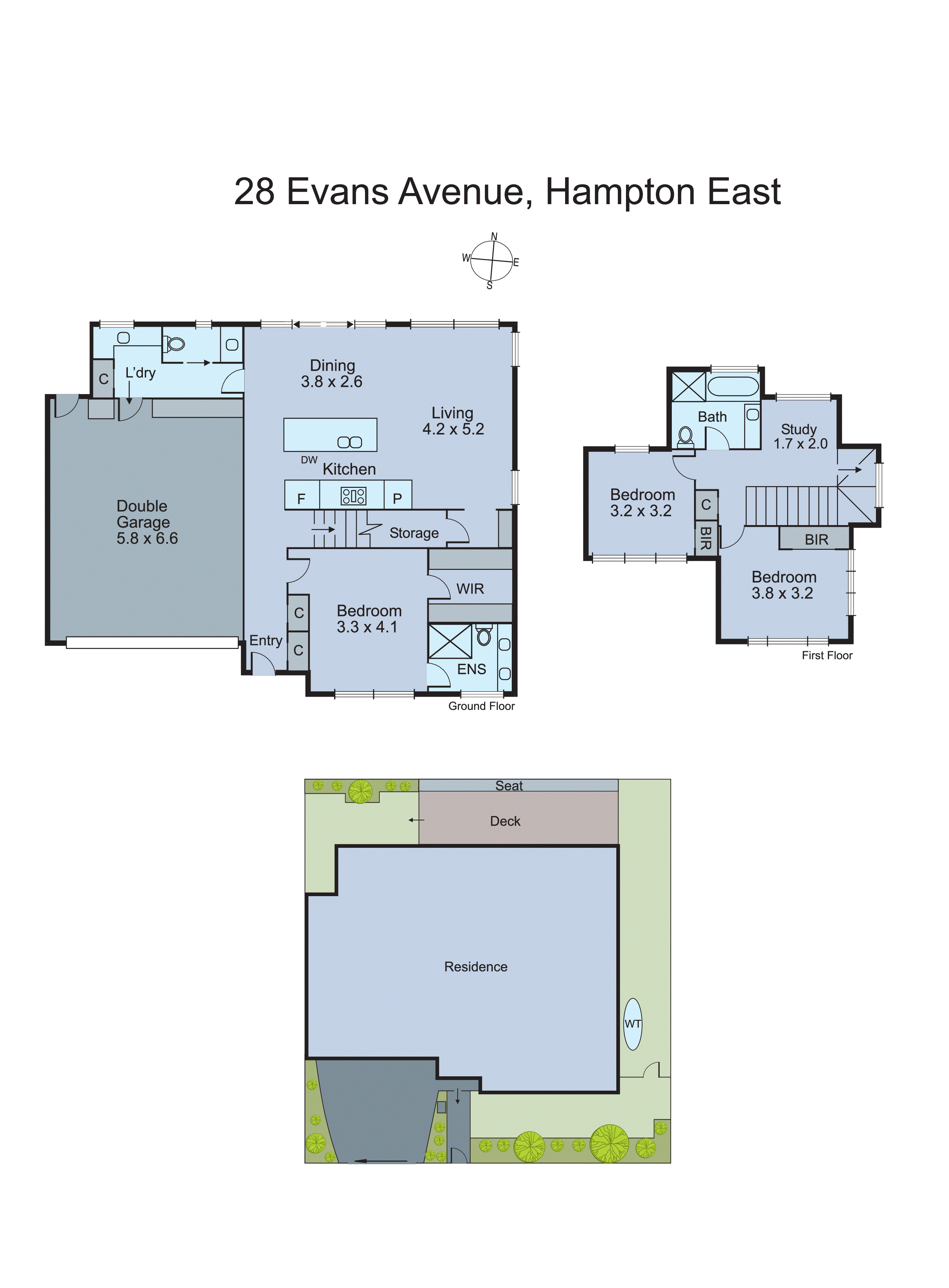 28 Evans Avenue, Hampton East VIC 3188 - Floorplan