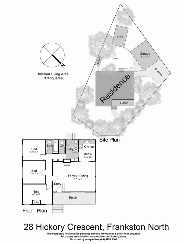 28 Hickory Crescent, FRANKSTON NORTH VIC 3200 - Floorplan