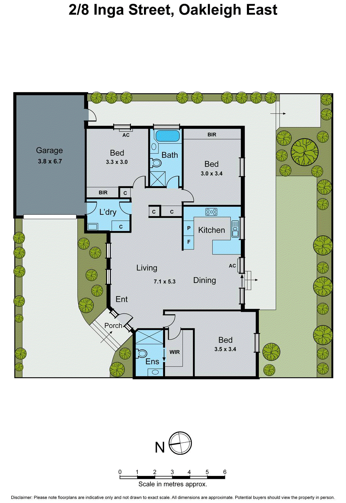 2/8 Inga Street, Oakleigh East VIC 3166 - Floorplan