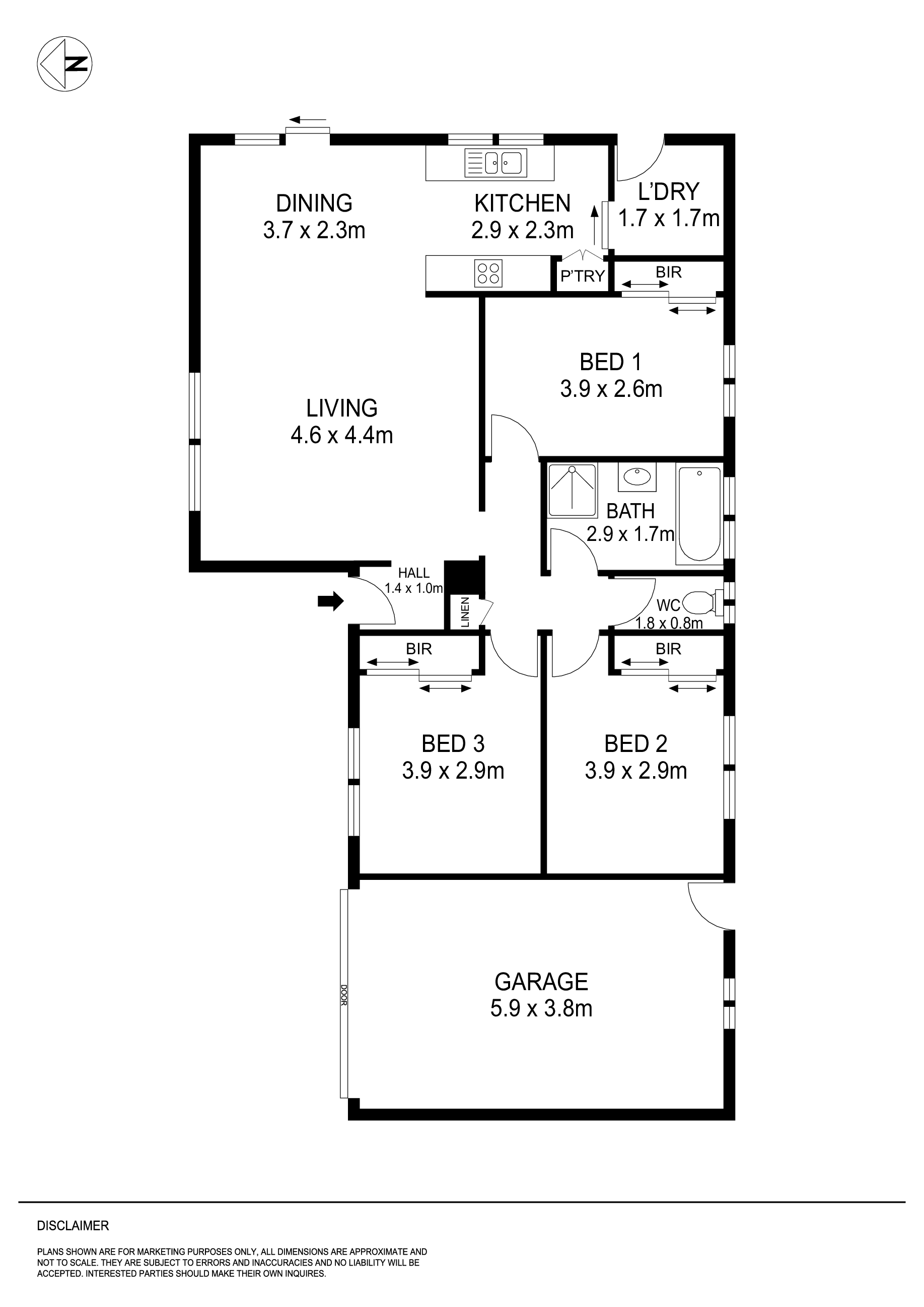2/8 Lane Street, Brown Hill VIC 3350 - Floorplan