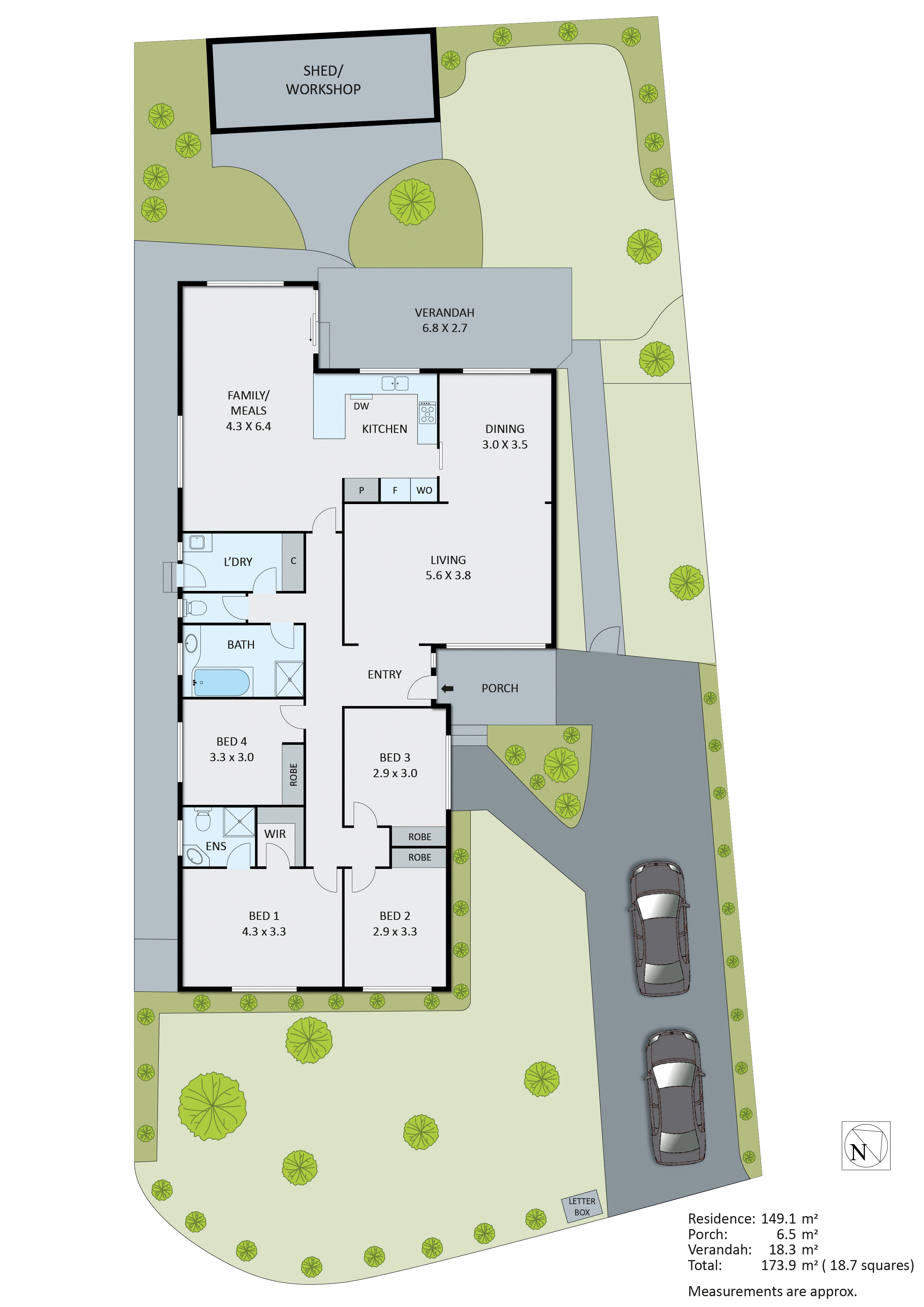 28 Lorenzo Way, Aspendale Gardens VIC 3195 - Floorplan