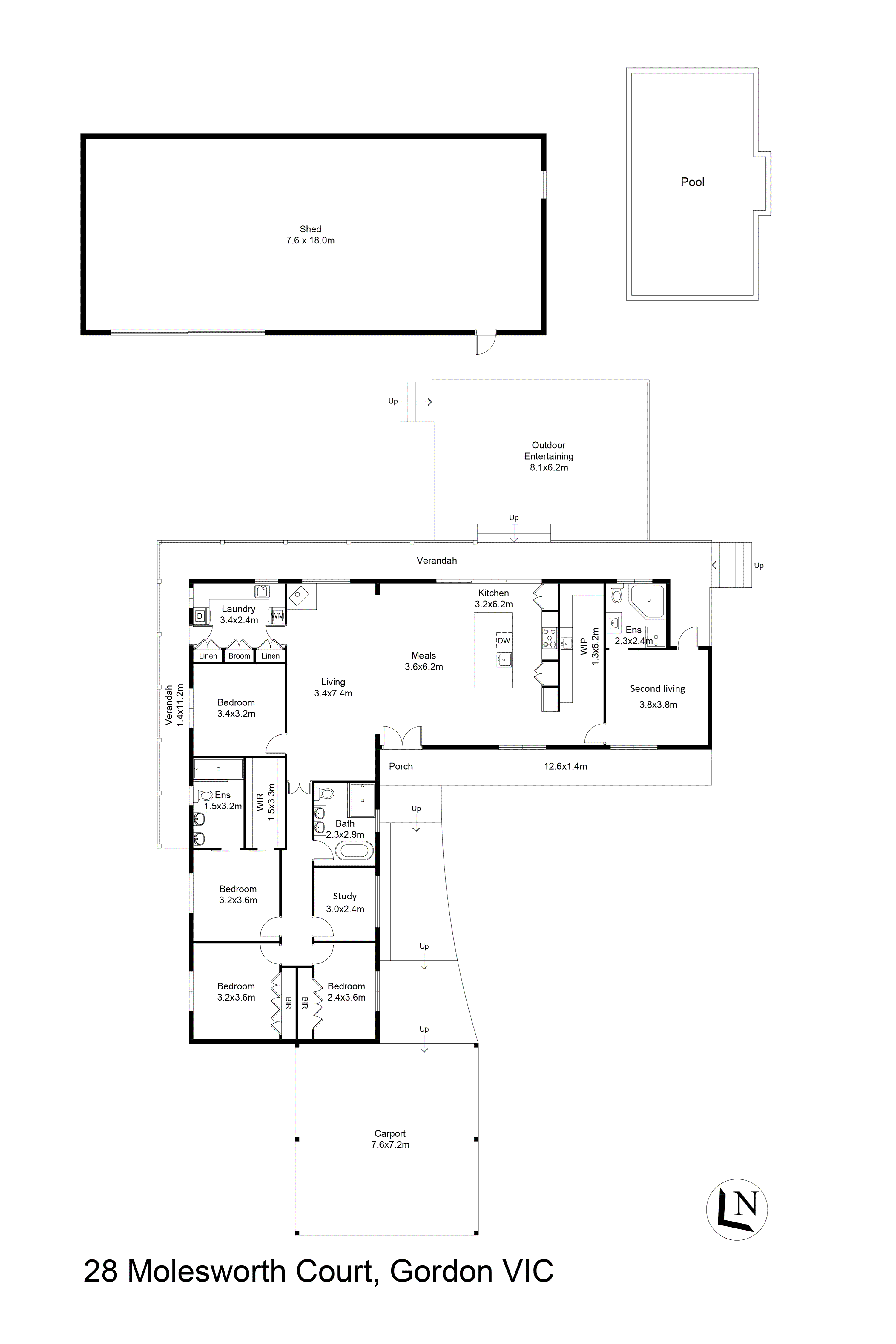 28 Molesworth Court, Gordon VIC 3345 - Floorplan
