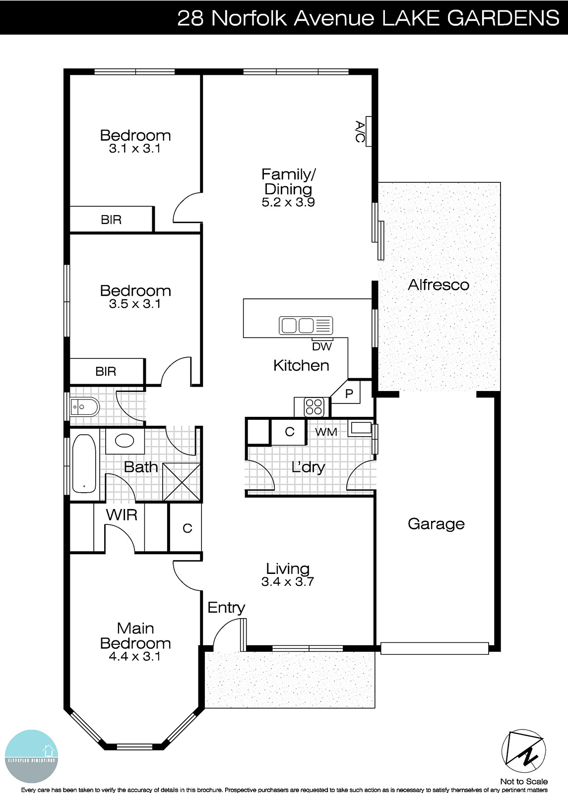 28 Norfolk Avenue, Lake Gardens VIC 3355 - Floorplan