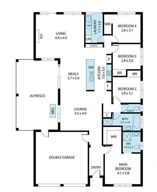 28 Normlyttle Parade, Miners Rest VIC 3352 - Floorplan