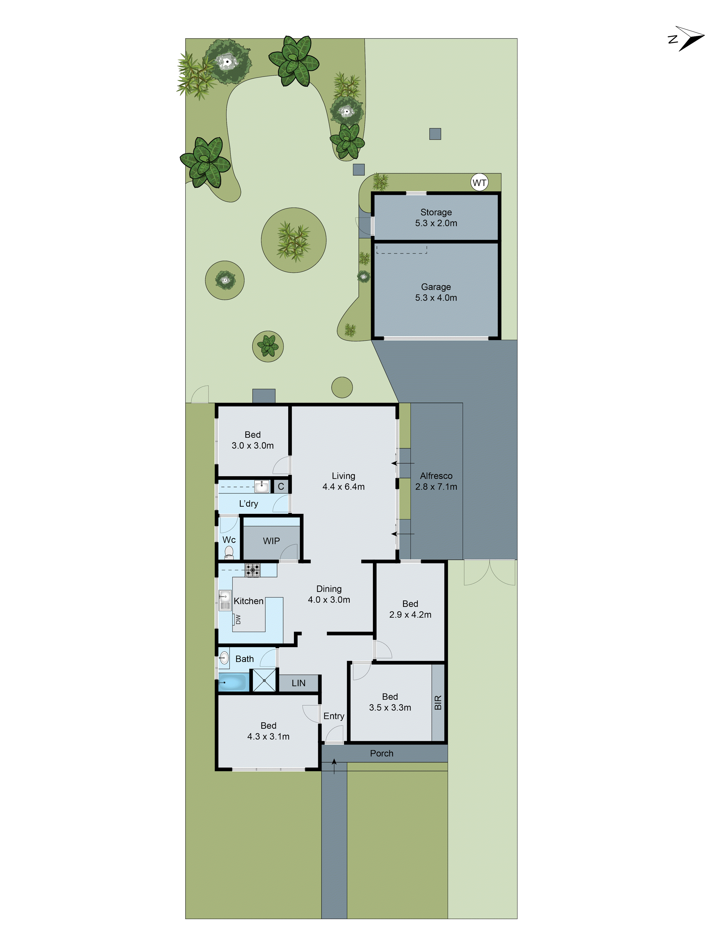 28 Poplar Street, Newcomb VIC 3219 - Floorplan