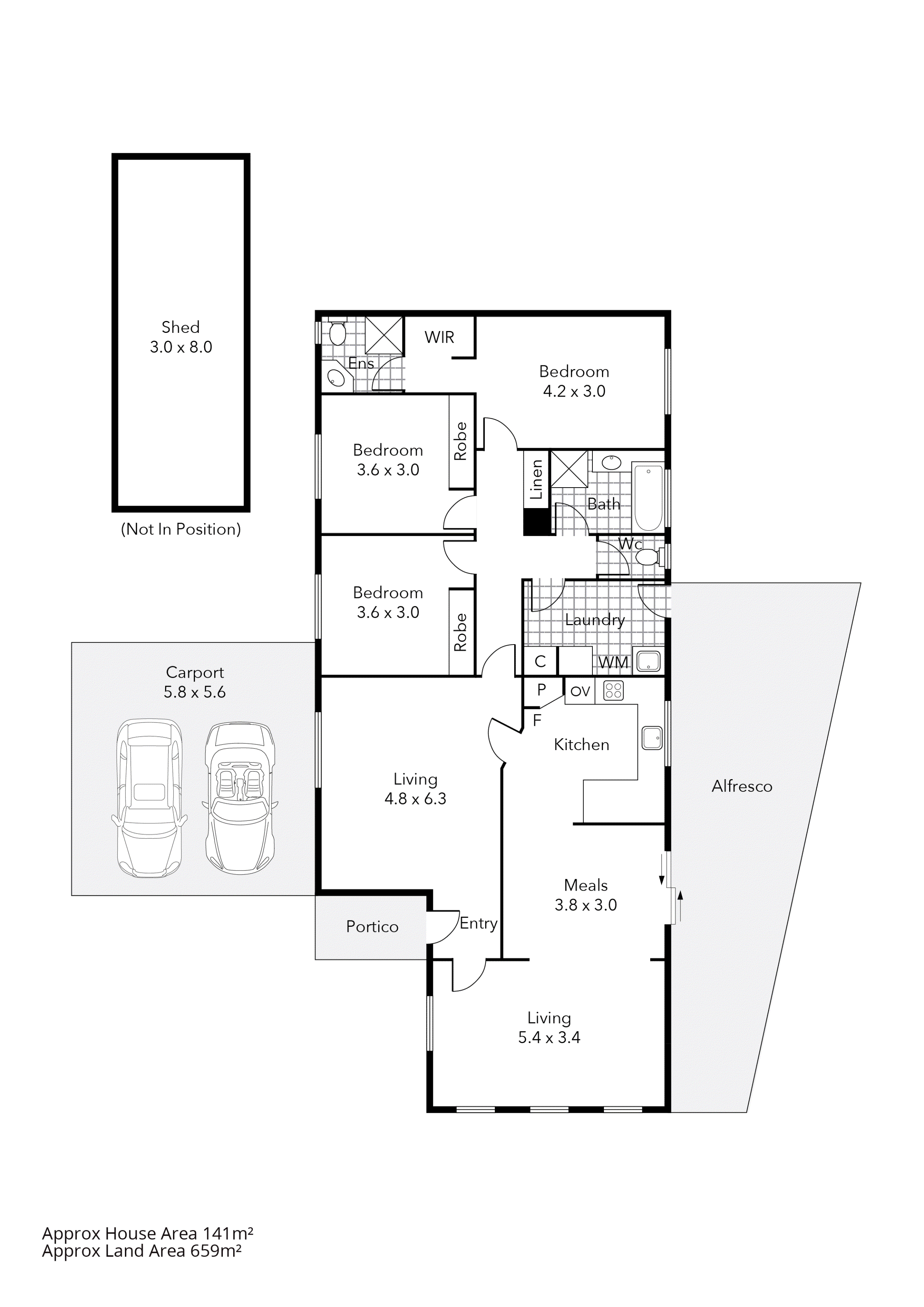 28 Shasta Drive, Delacombe VIC 3356 - Floorplan