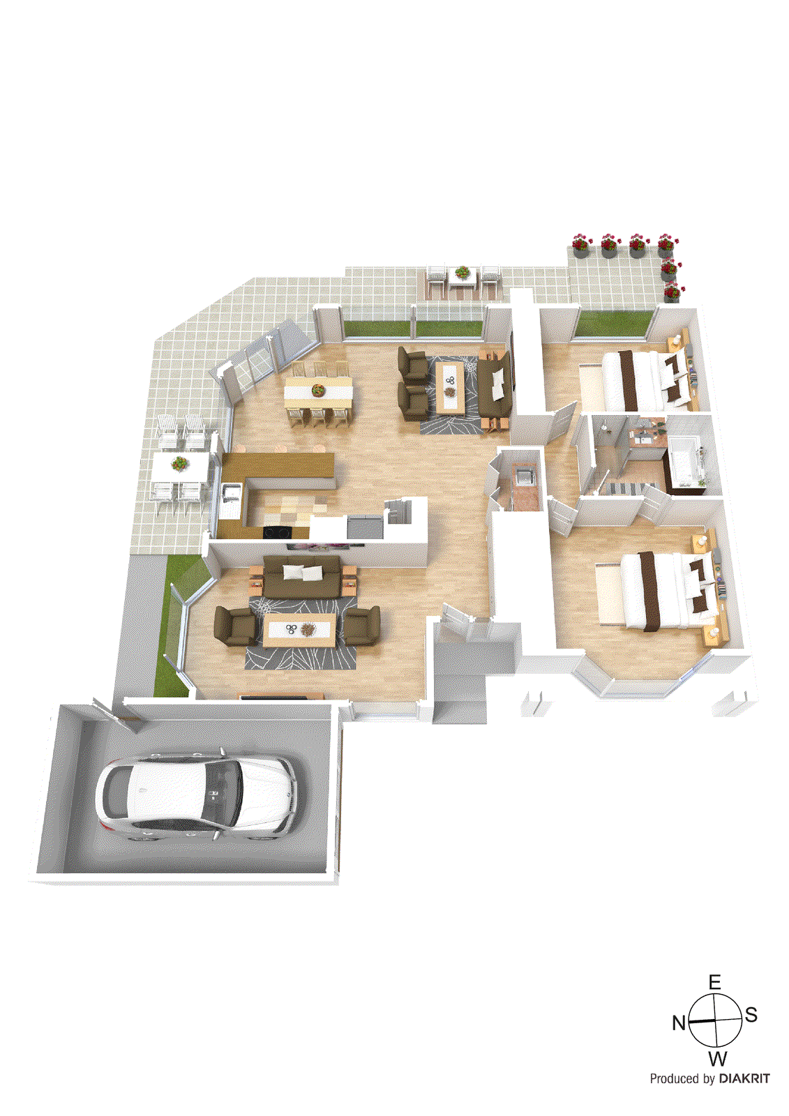 2/8 Spicer Street, Beaumaris VIC 3193 - Floorplan