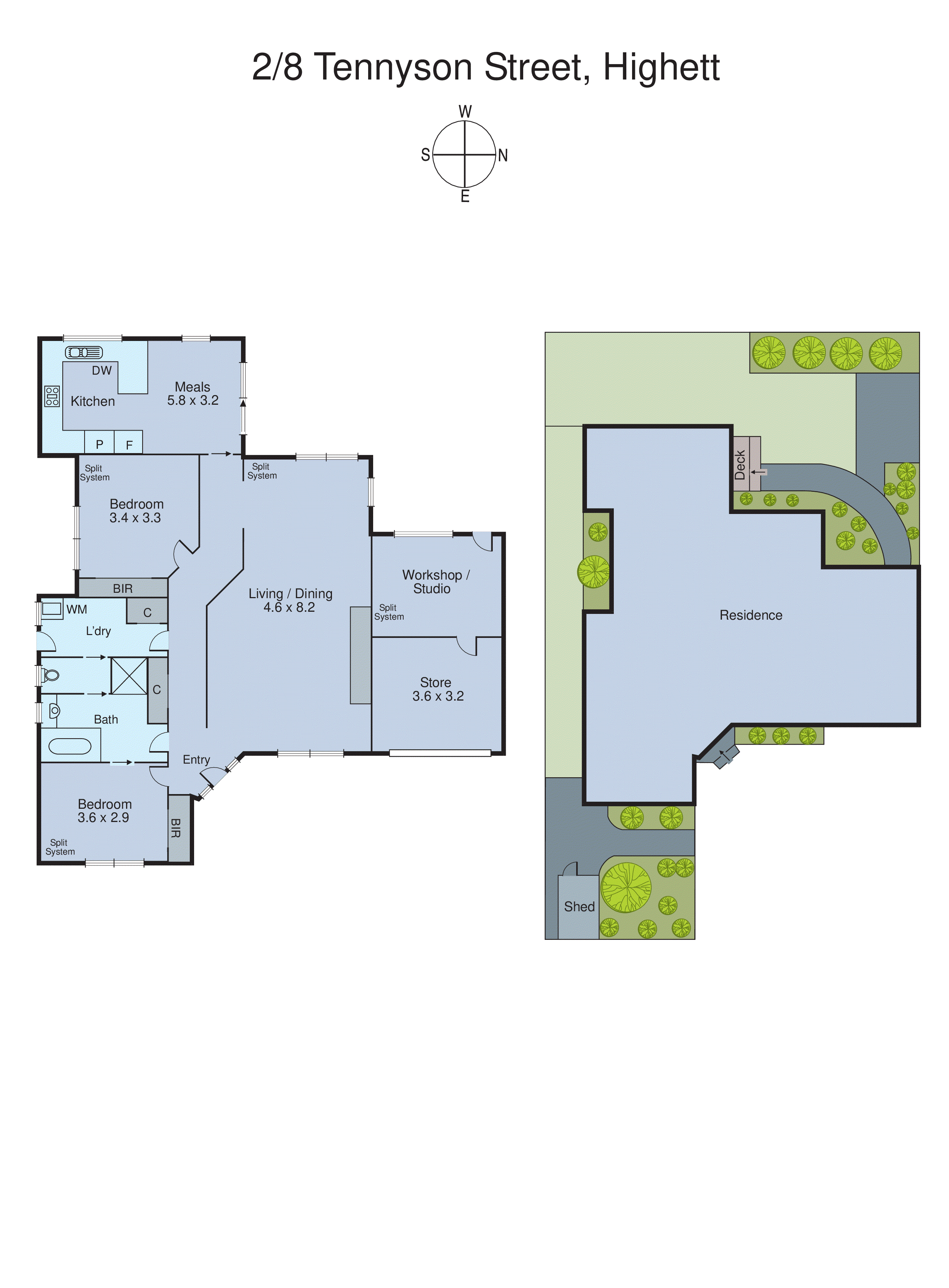 2/8 Tennyson Street, Highett VIC 3190 - Floorplan