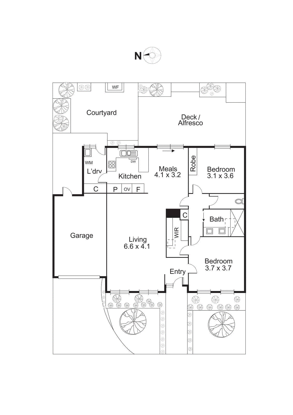 2/8 Wolsley Street, Bentleigh VIC 3204 - Floorplan