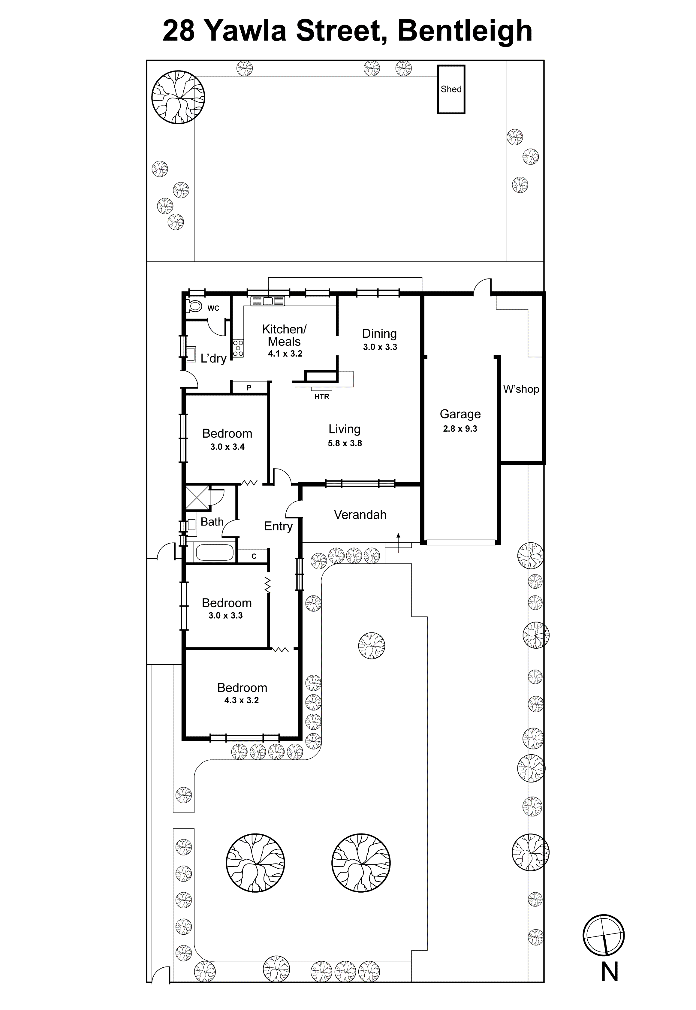 28 Yawla Street, Bentleigh VIC 3204 - Floorplan