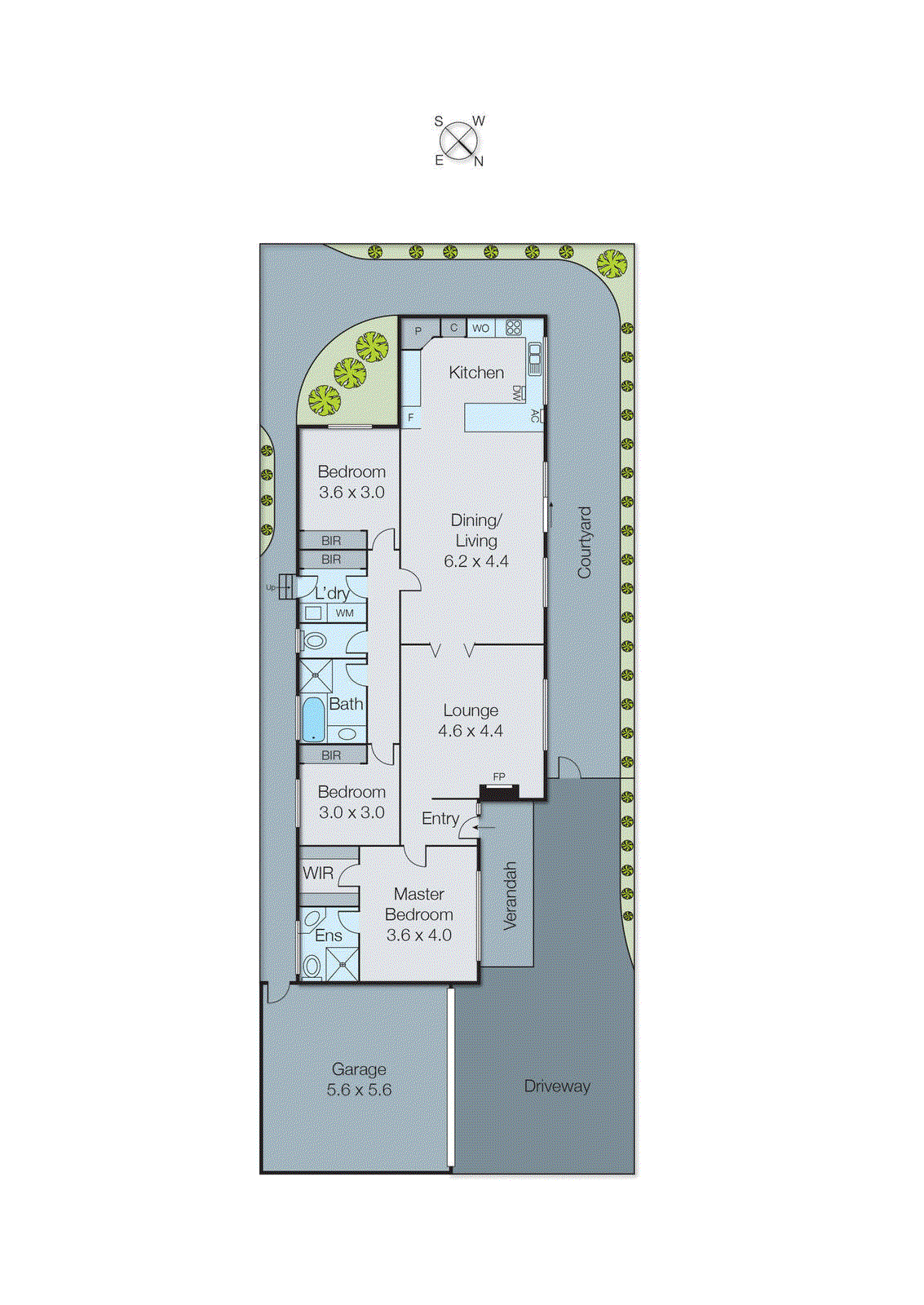 2/80 Bonanza Road, Beaumaris VIC 3193 - Floorplan