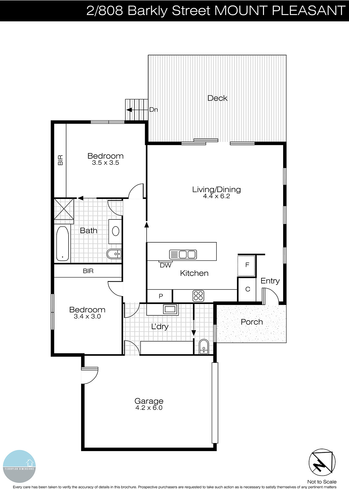 2/808 Barkly Street, Mount Pleasant VIC 3350 - Floorplan