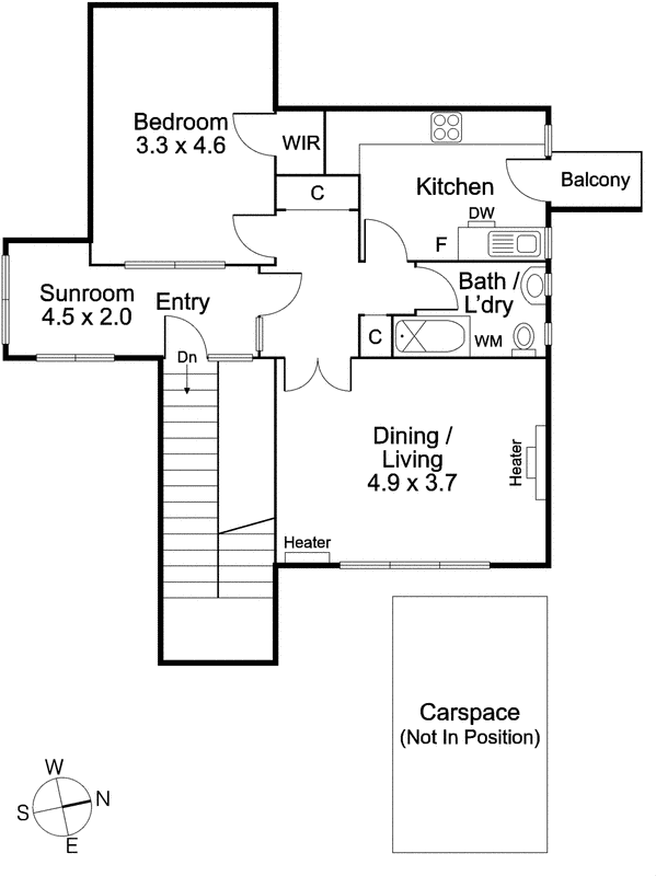 2/81 Barkly Street, St Kilda VIC 3182 - Floorplan