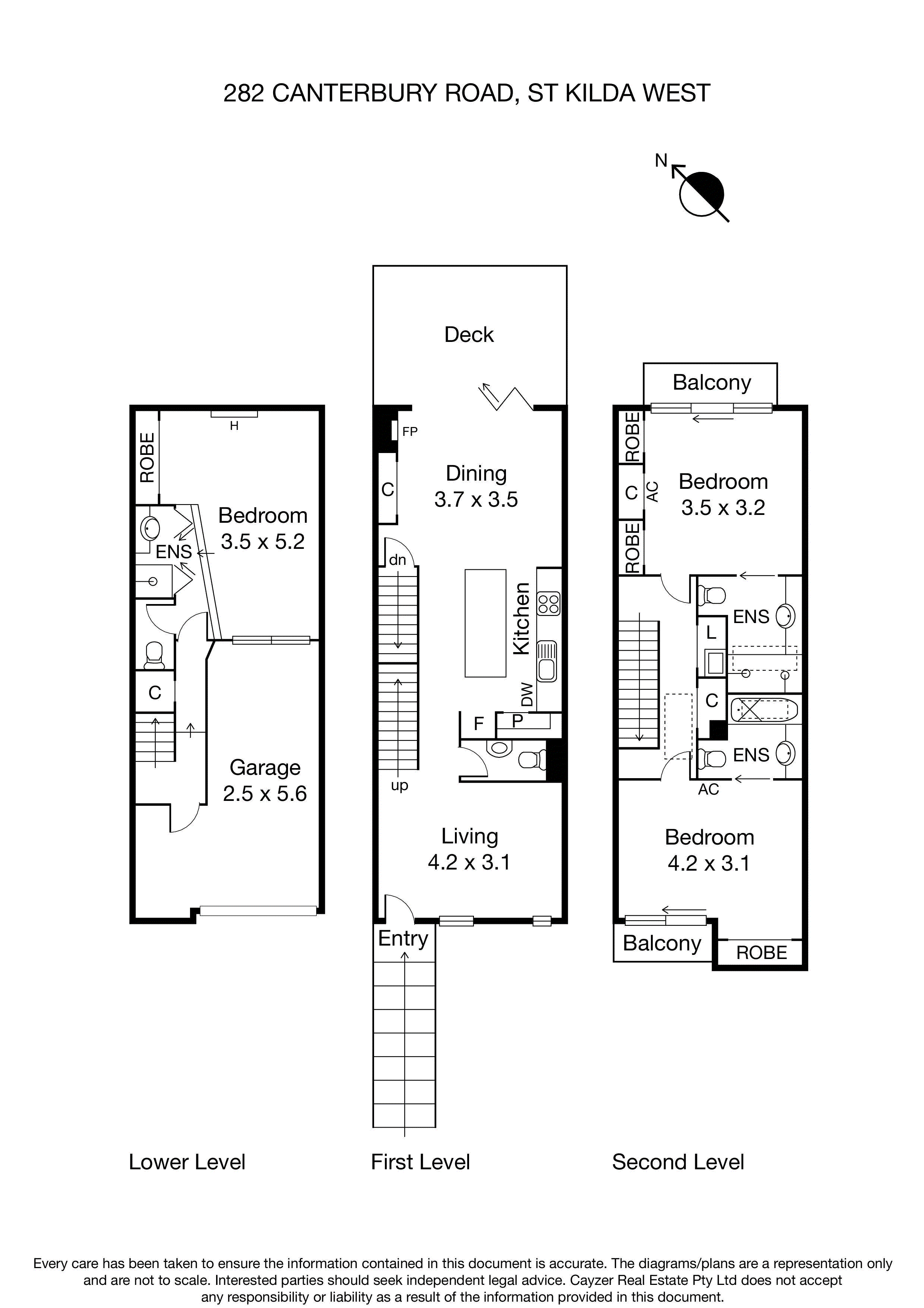 282 Canterbury Road, ST KILDA WEST VIC 3182 - Floorplan