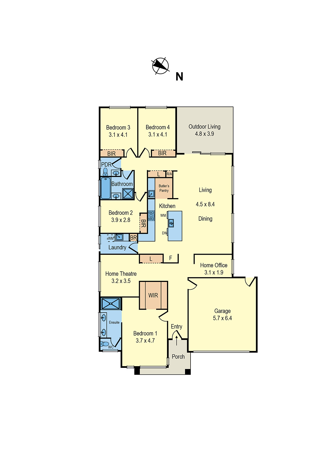 282 Spring Road, Dingley Village VIC 3172 - Floorplan