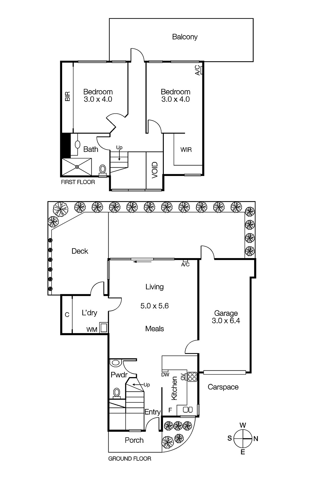 2/83 Fewster Road, Hampton VIC 3188 - Floorplan