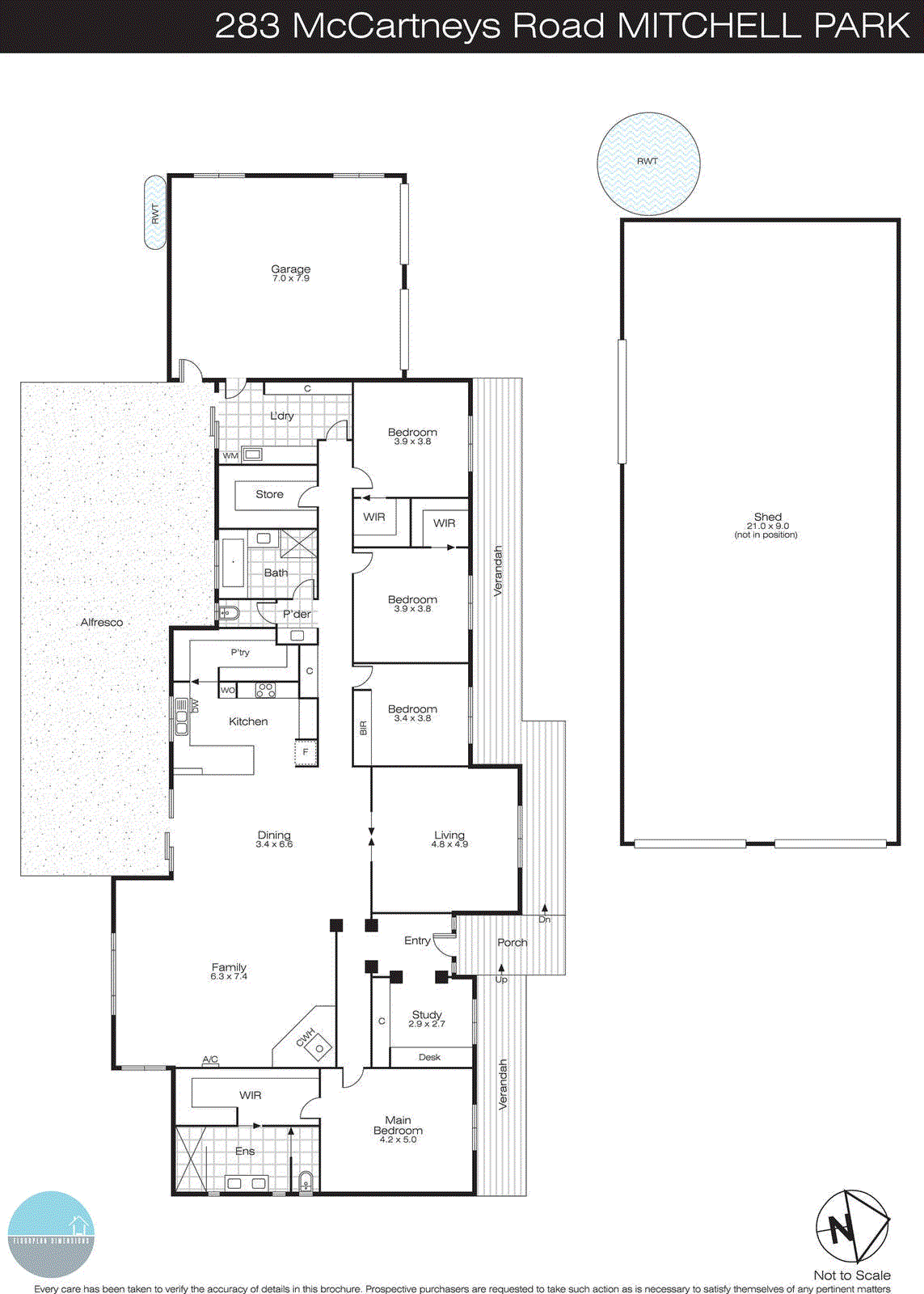 283 McCartneys Road, Mitchell Park VIC 3355 - Floorplan