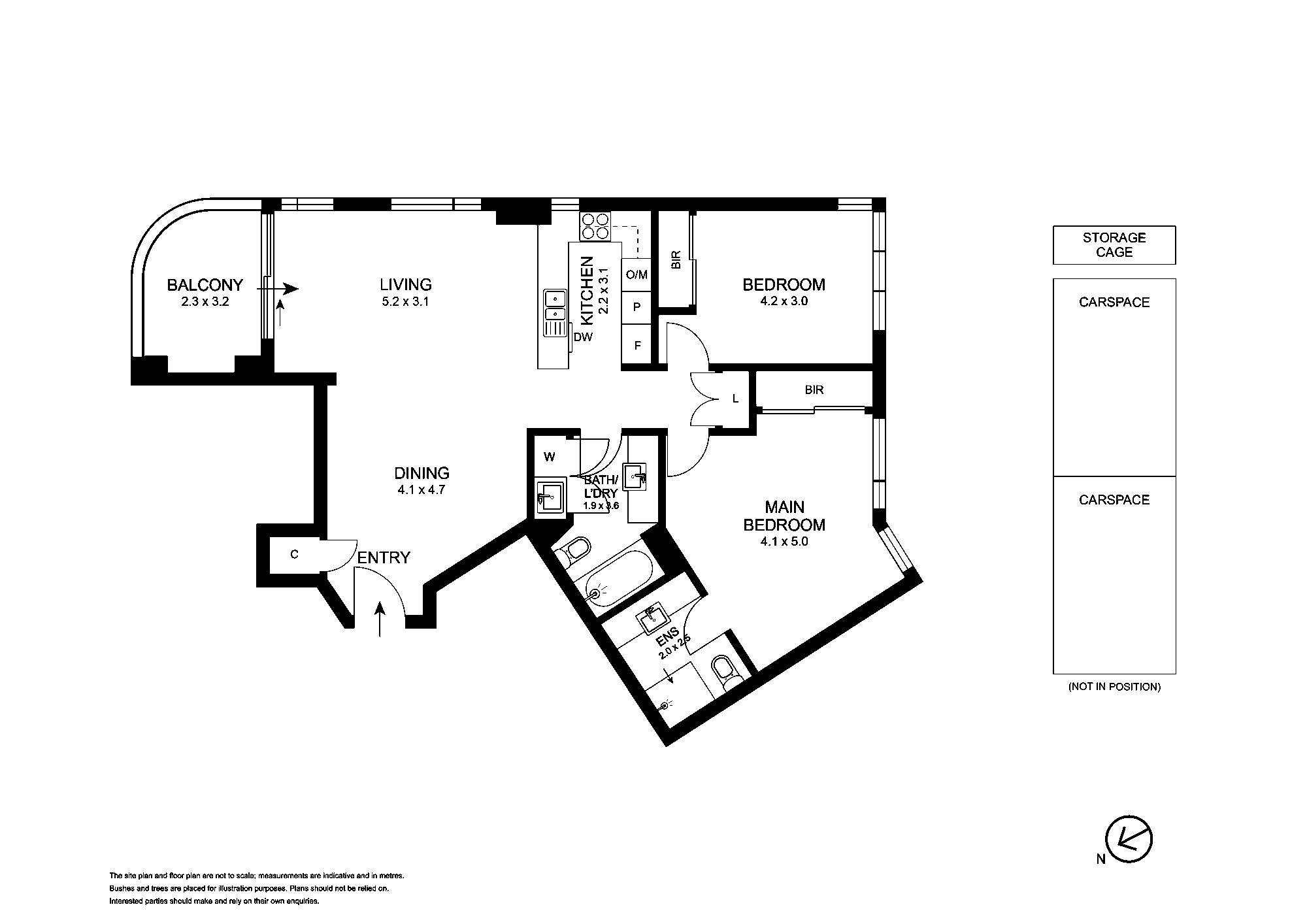 28/3 Seisman Place, Port Melbourne VIC 3207 - Floorplan