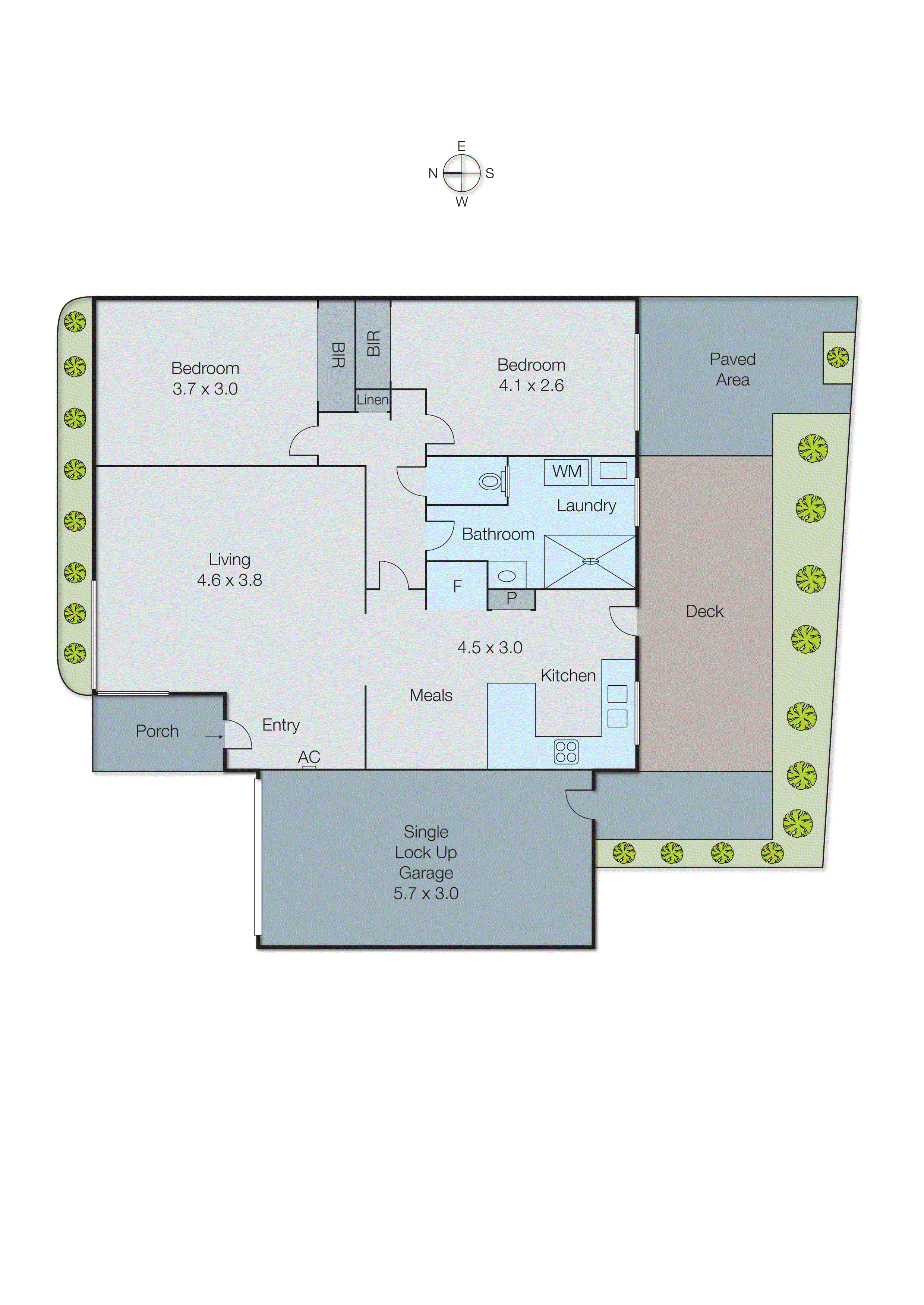2/84 Chute Street, Mordialloc VIC 3195 - Floorplan