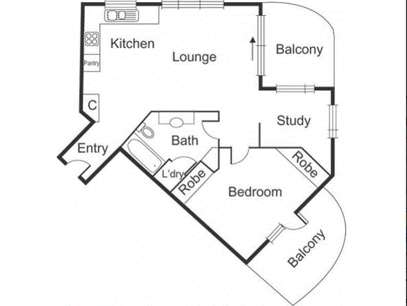 28/4 Seisman Place, PORT MELBOURNE VIC 3207 - Floorplan
