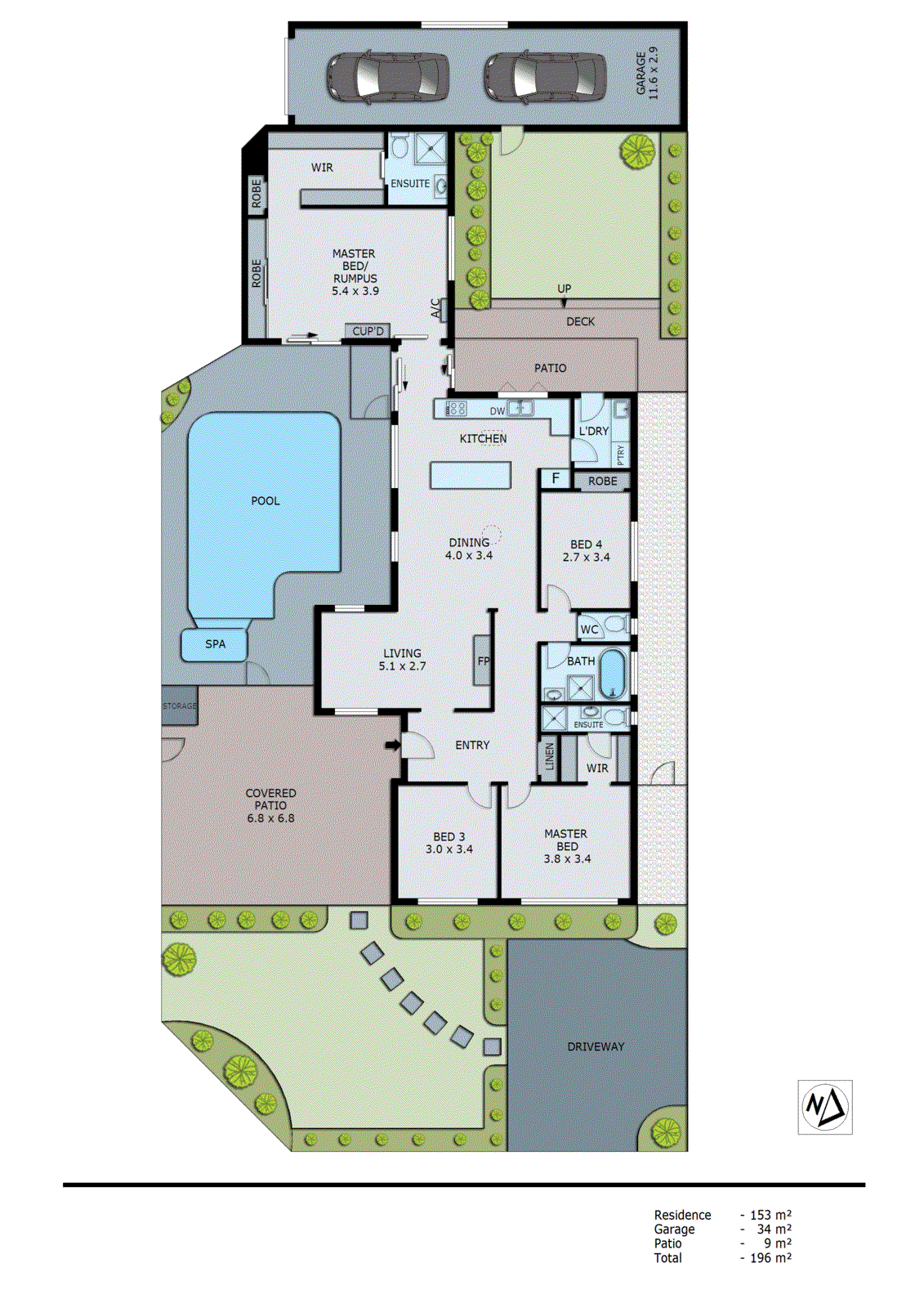 284 Spring Road, Dingley Village VIC 3172 - Floorplan