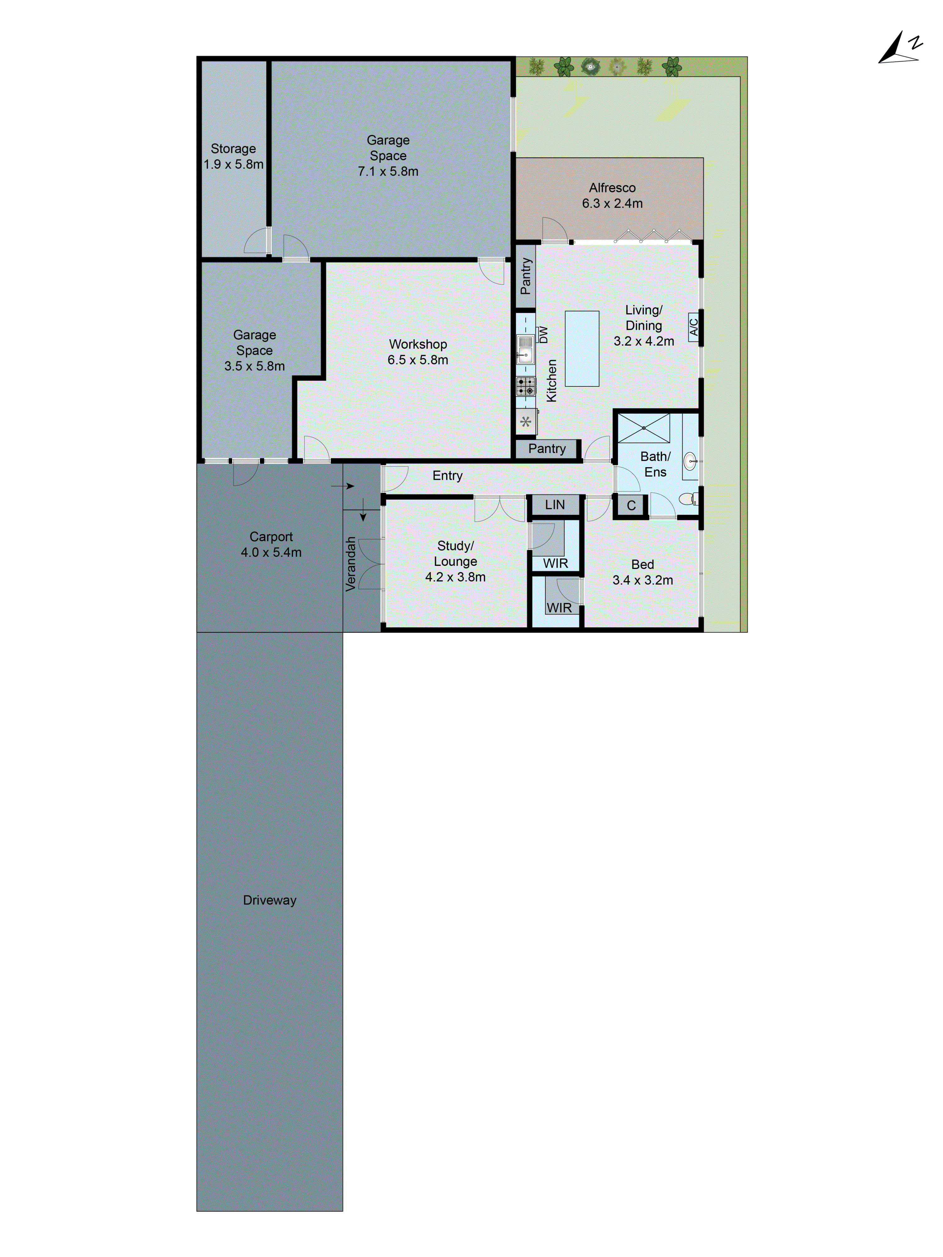 2/86 Anakie Road, Bell Park VIC 3215 - Floorplan