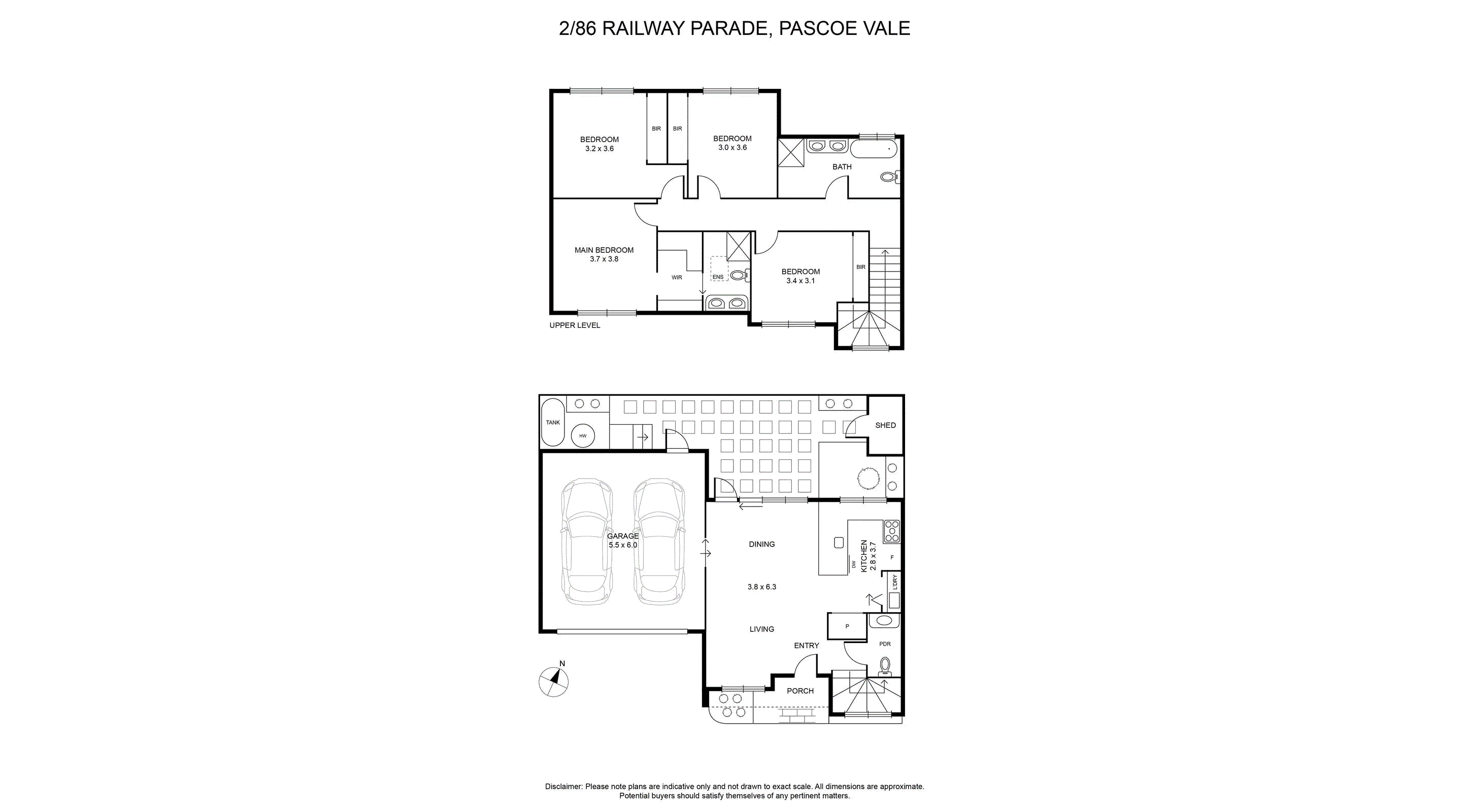 2/86 Railway Parade, Pascoe Vale VIC 3044 - Floorplan