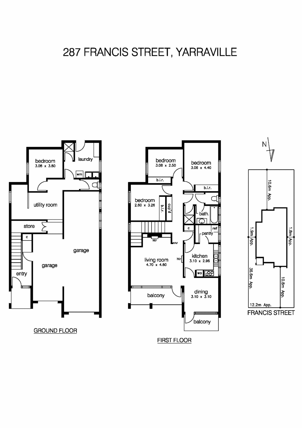 287 Francis Street, YARRAVILLE VIC 3013 - Floorplan