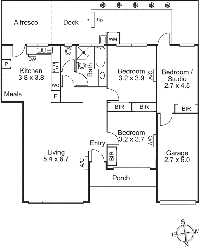 2/876 Hampton Street, Brighton VIC 3186 - Floorplan