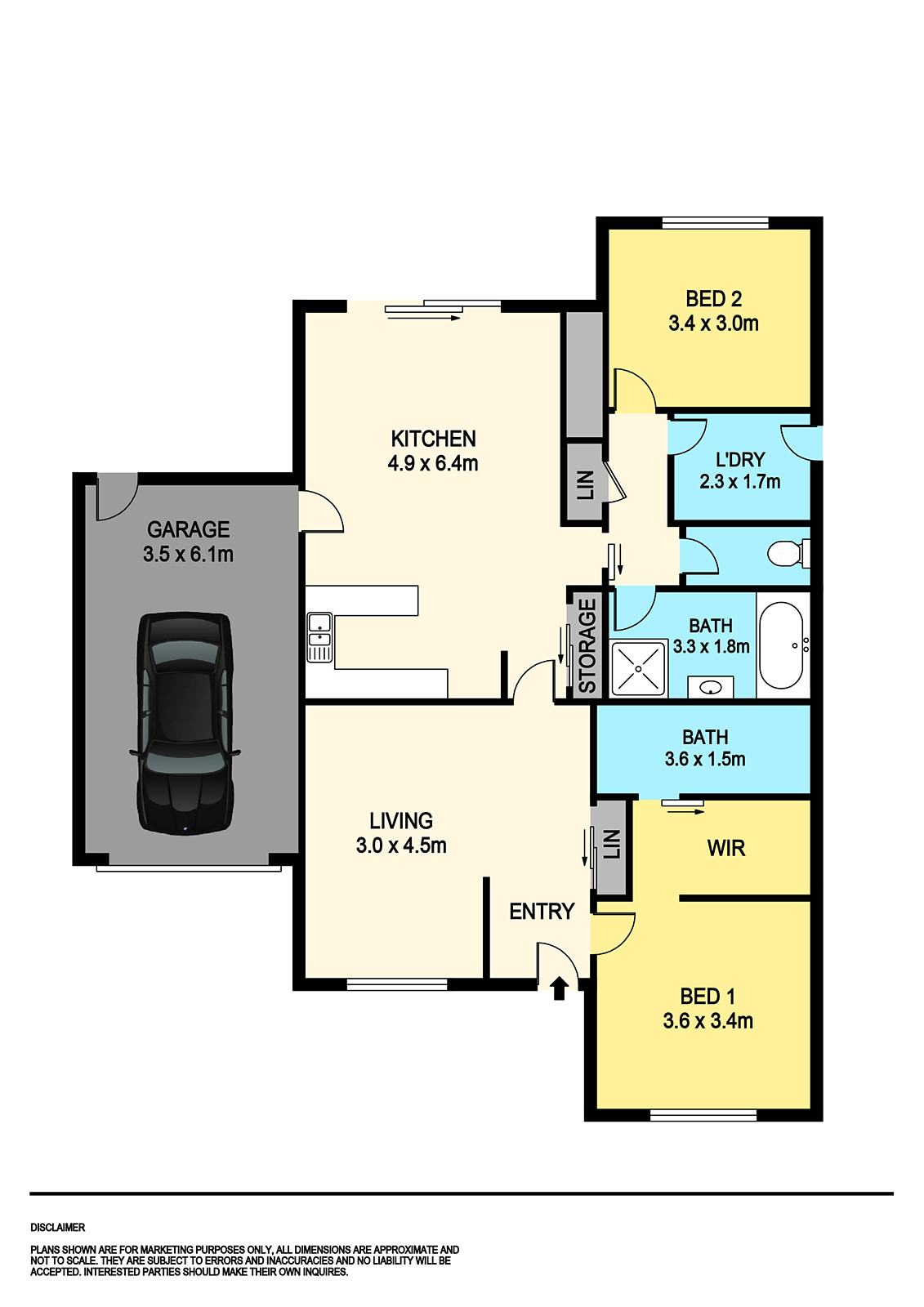 2/88 Birdwood Avenue, Sebastopol VIC 3356 - Floorplan