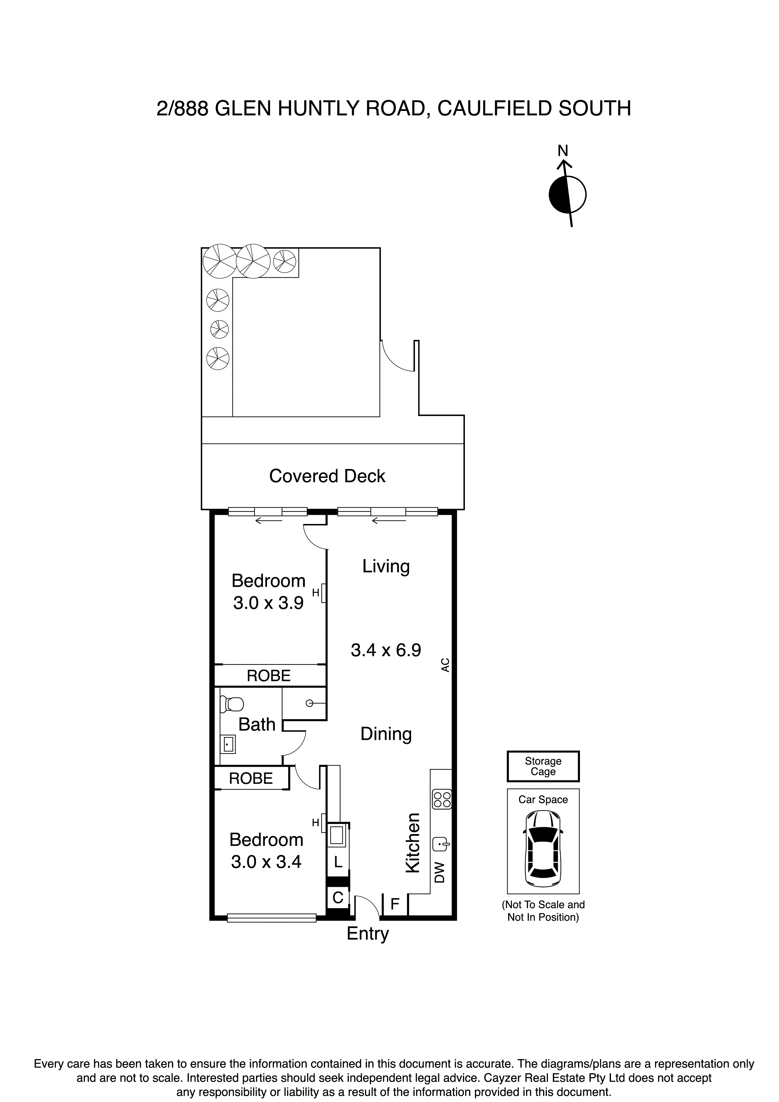 2/888 Glen Huntly Road, Caulfield South VIC 3162 - Floorplan
