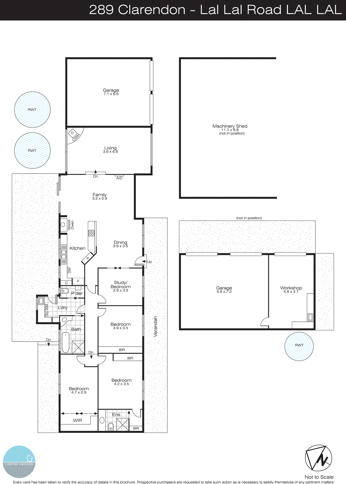 289 Clarendon Lal Lal Road, Lal Lal VIC 3352 - Floorplan