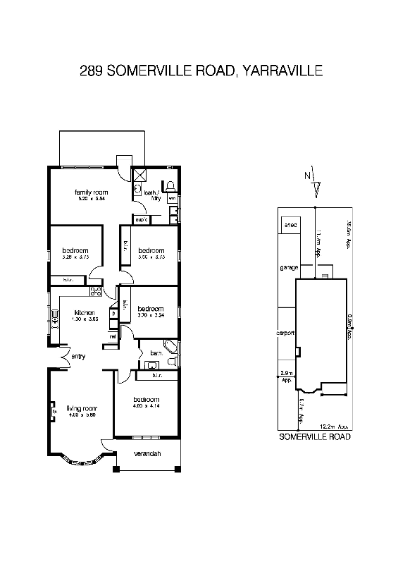 289 Somerville Road, YARRAVILLE VIC 3013 - Floorplan