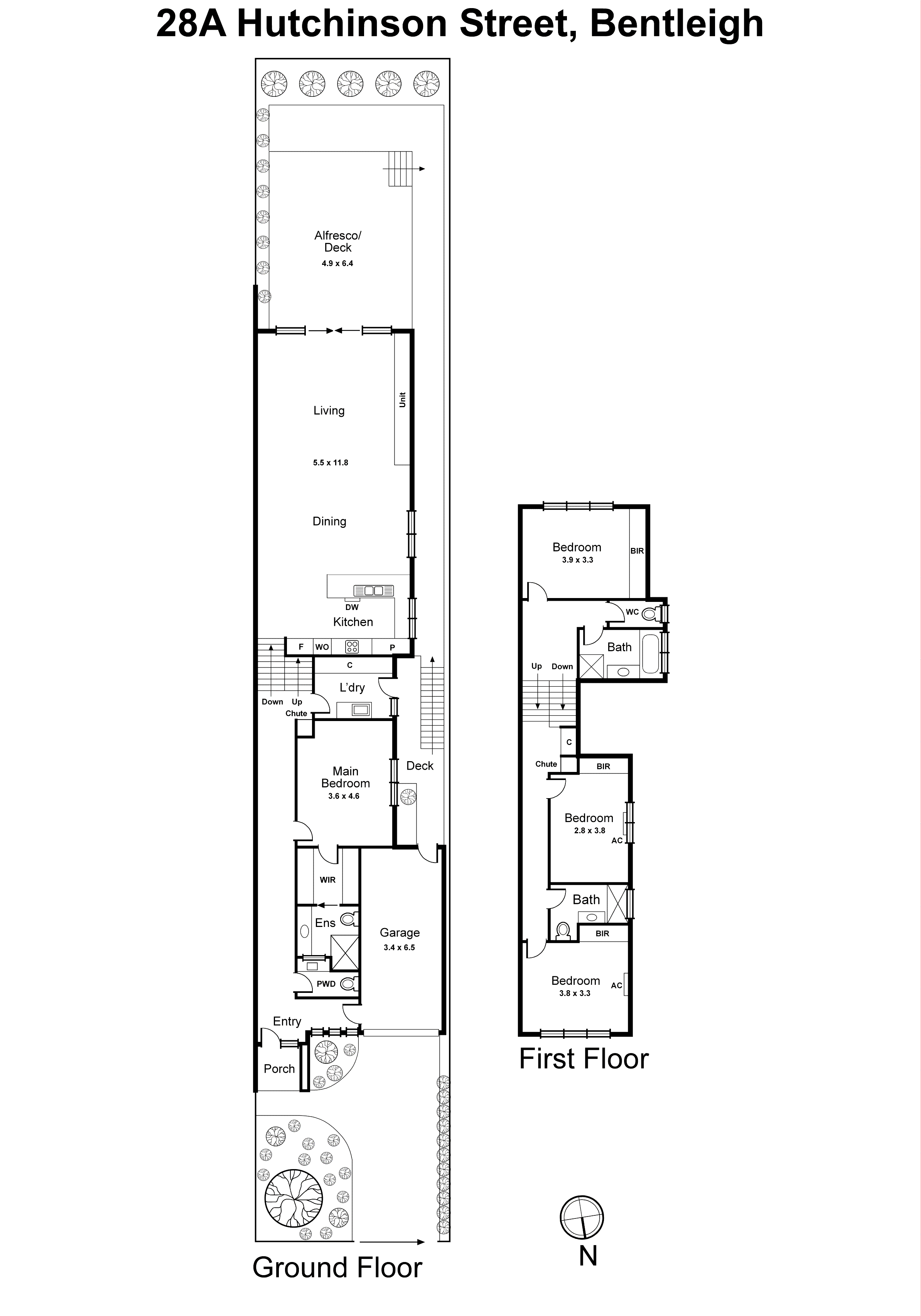 28A Hutchinson Street, Bentleigh VIC 3204 - Floorplan