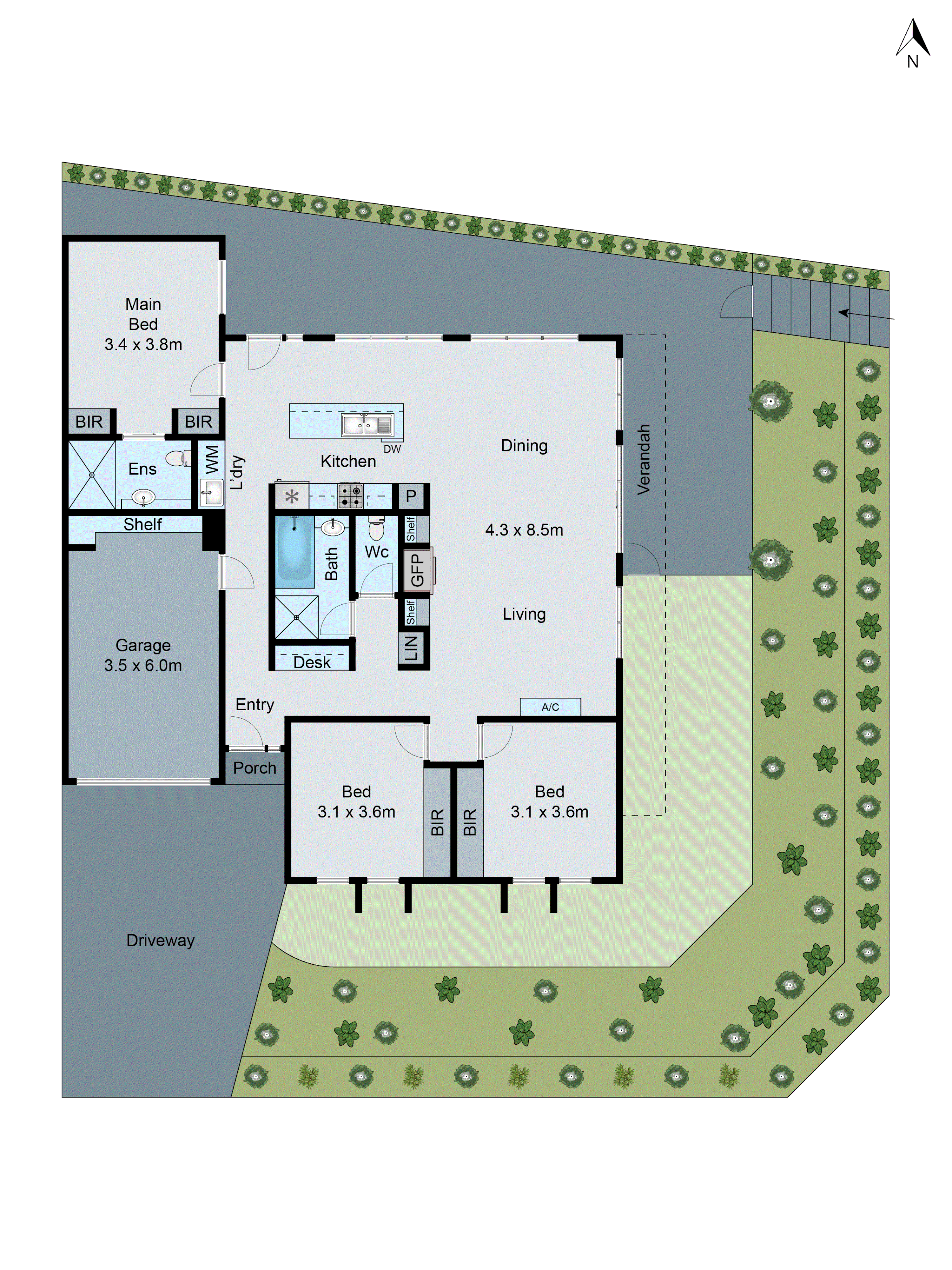 28C Lambhill Crescent, Highton VIC 3216 - Floorplan