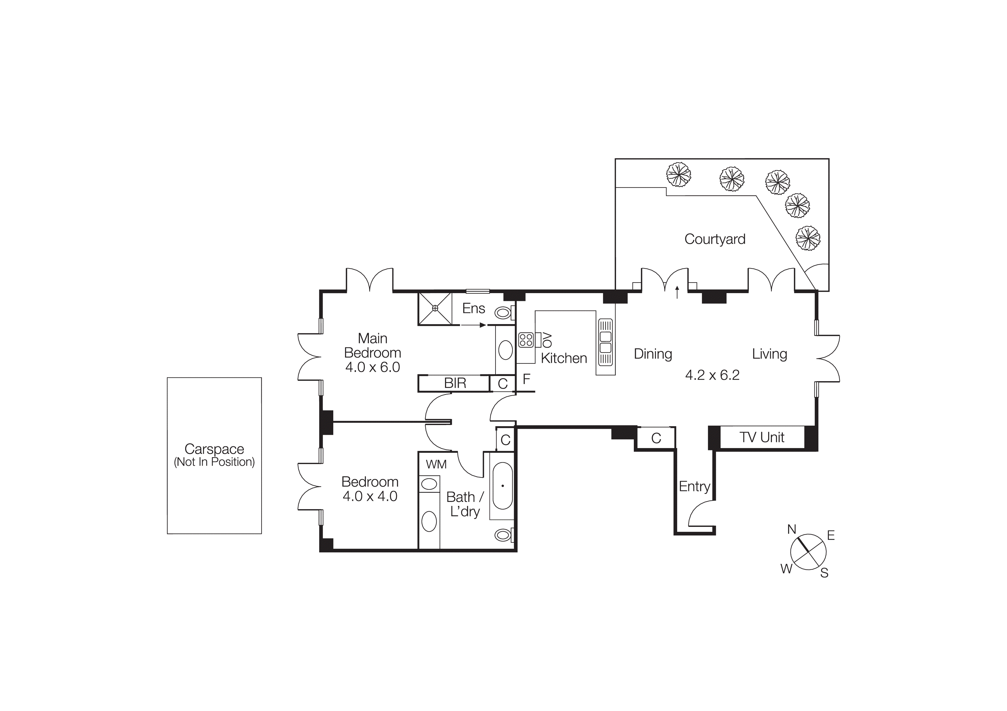 2/9 Beach Street, Port Melbourne VIC 3207 - Floorplan