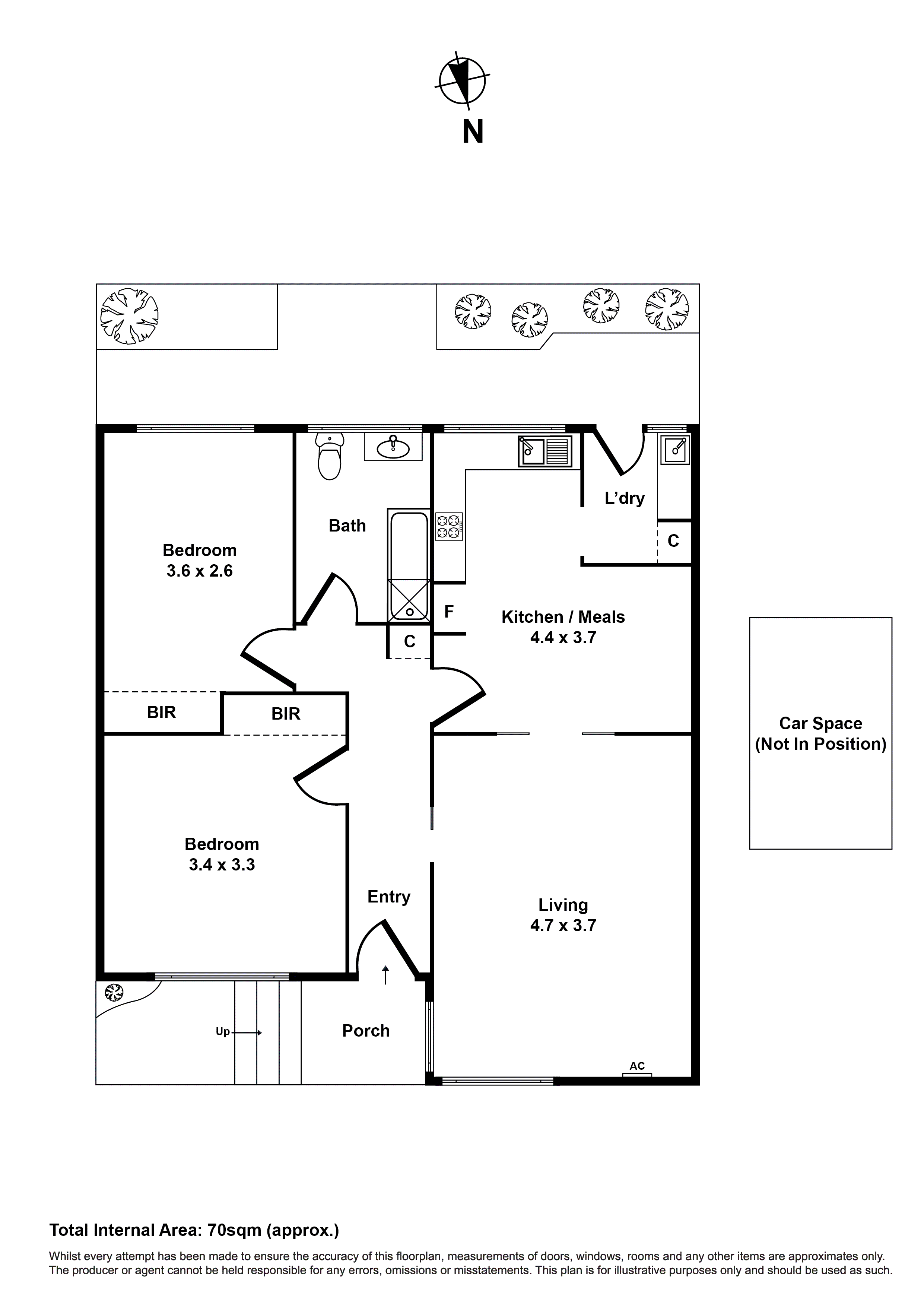 2/9 Cullen Court, Spotswood VIC 3015 - Floorplan