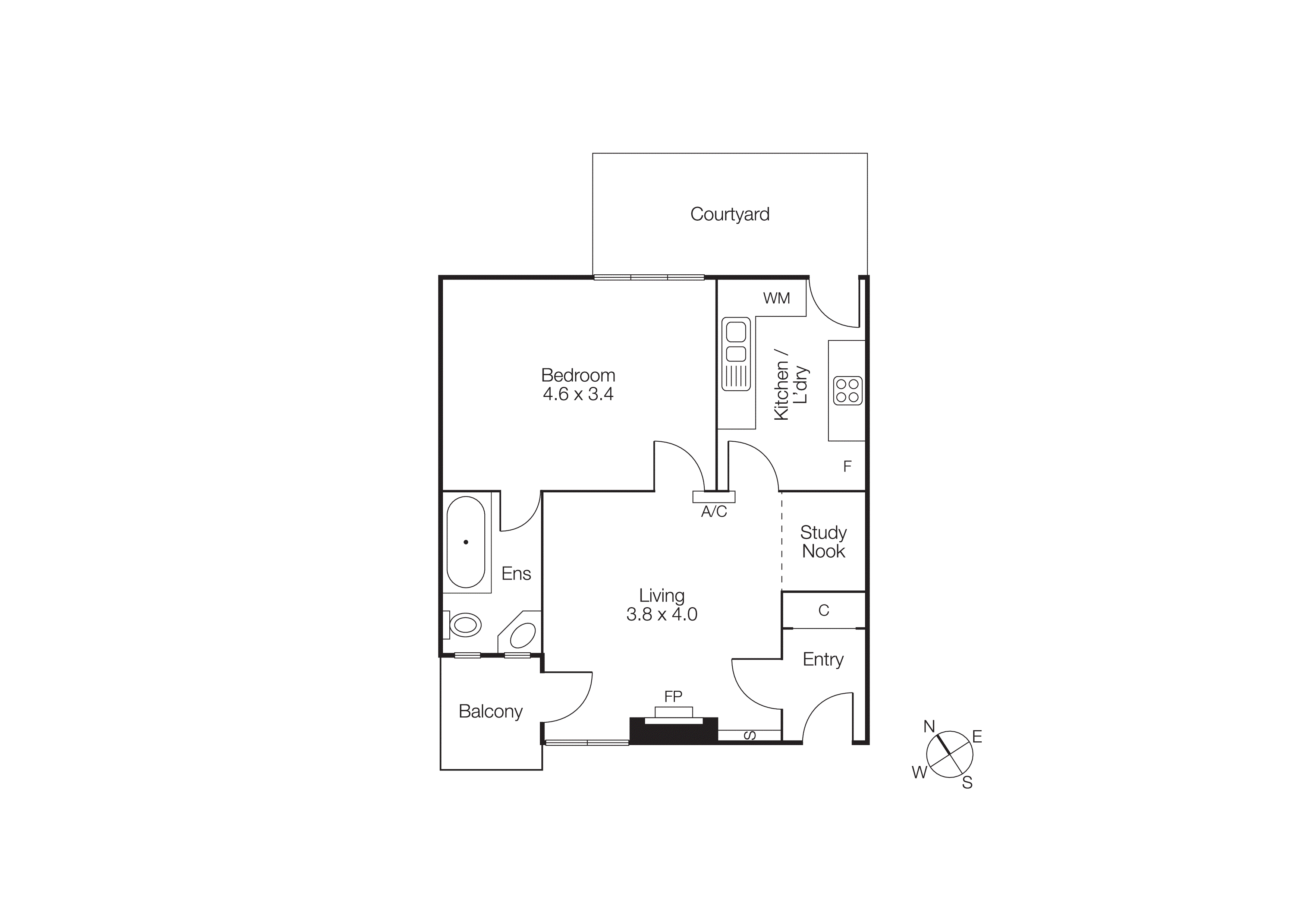 2/9 Eildon Road, St Kilda VIC 3182 - Floorplan