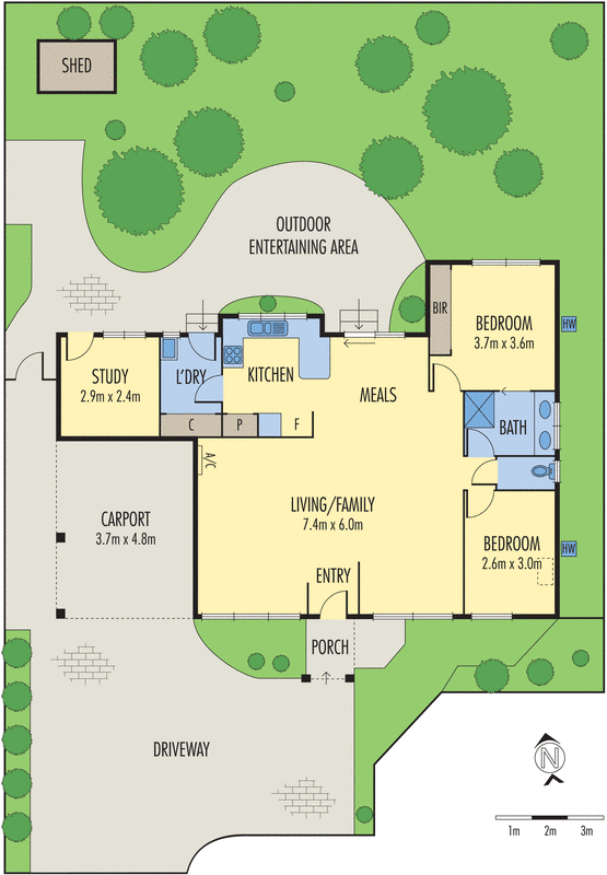 2/9 Farleigh Avenue, Burwood VIC 3125 - Floorplan
